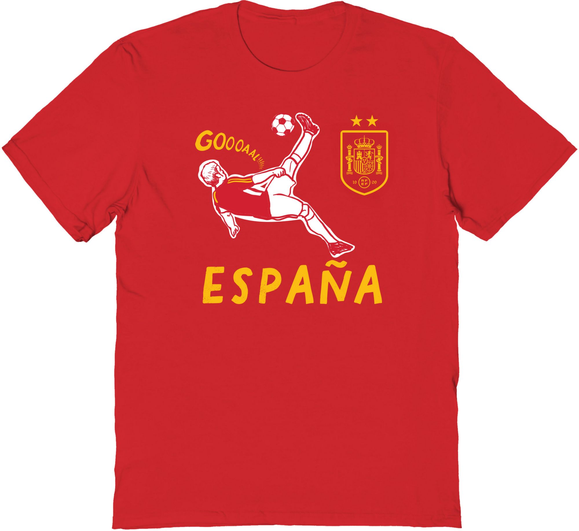 Viva La Fete Youth Spain National Team Chilena Red T-Shirt