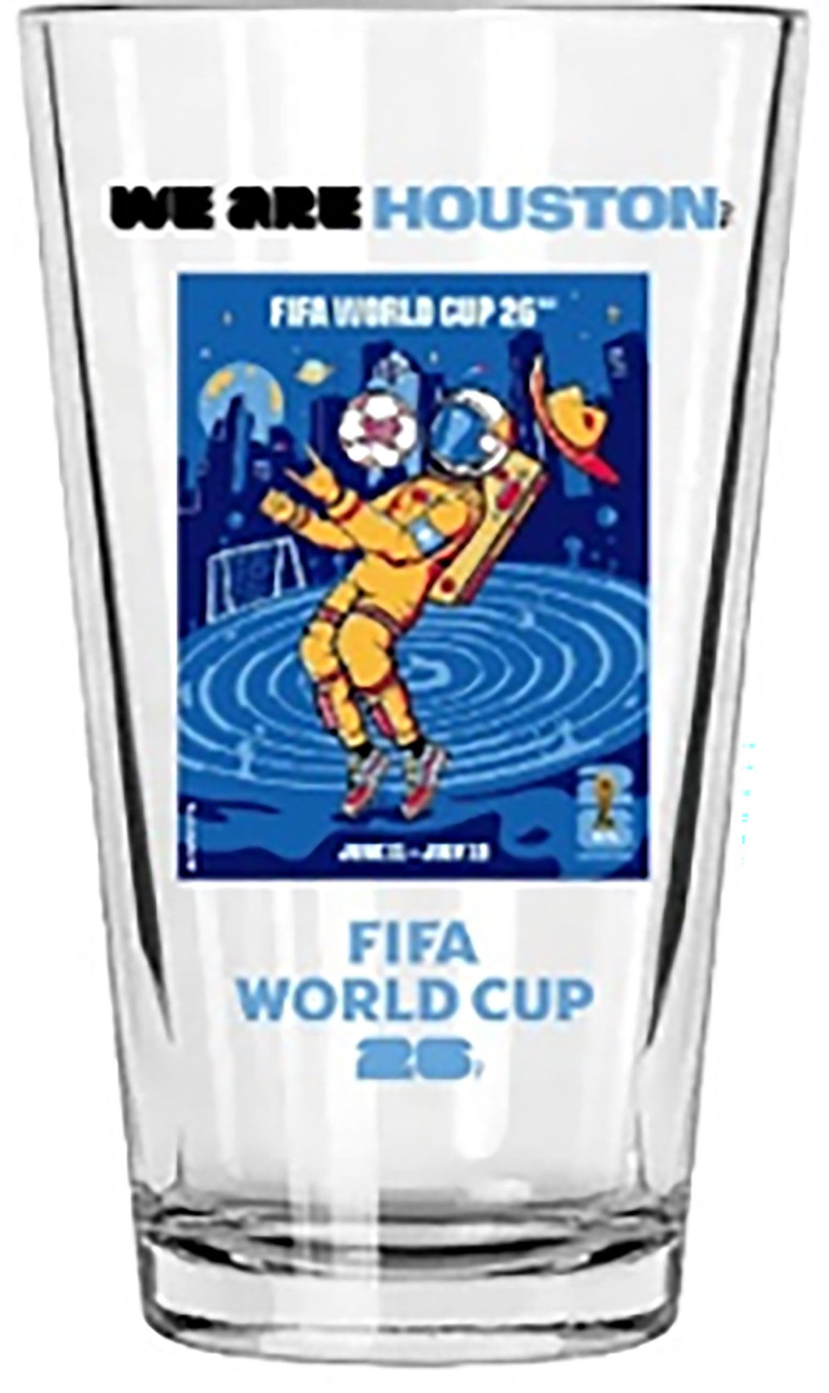 Wagon Houston Poster Pint Glass