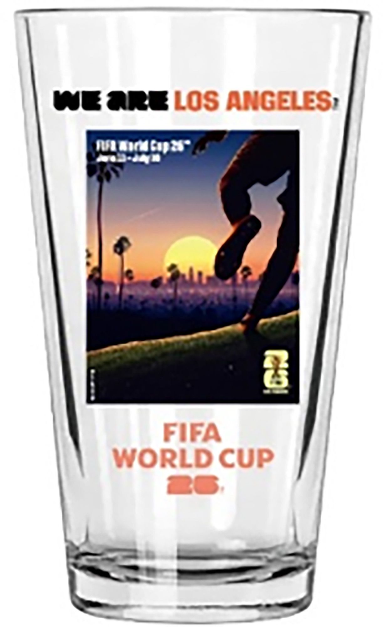 Wagon Los Angeles Host City Poster 16 oz. Pint Glass