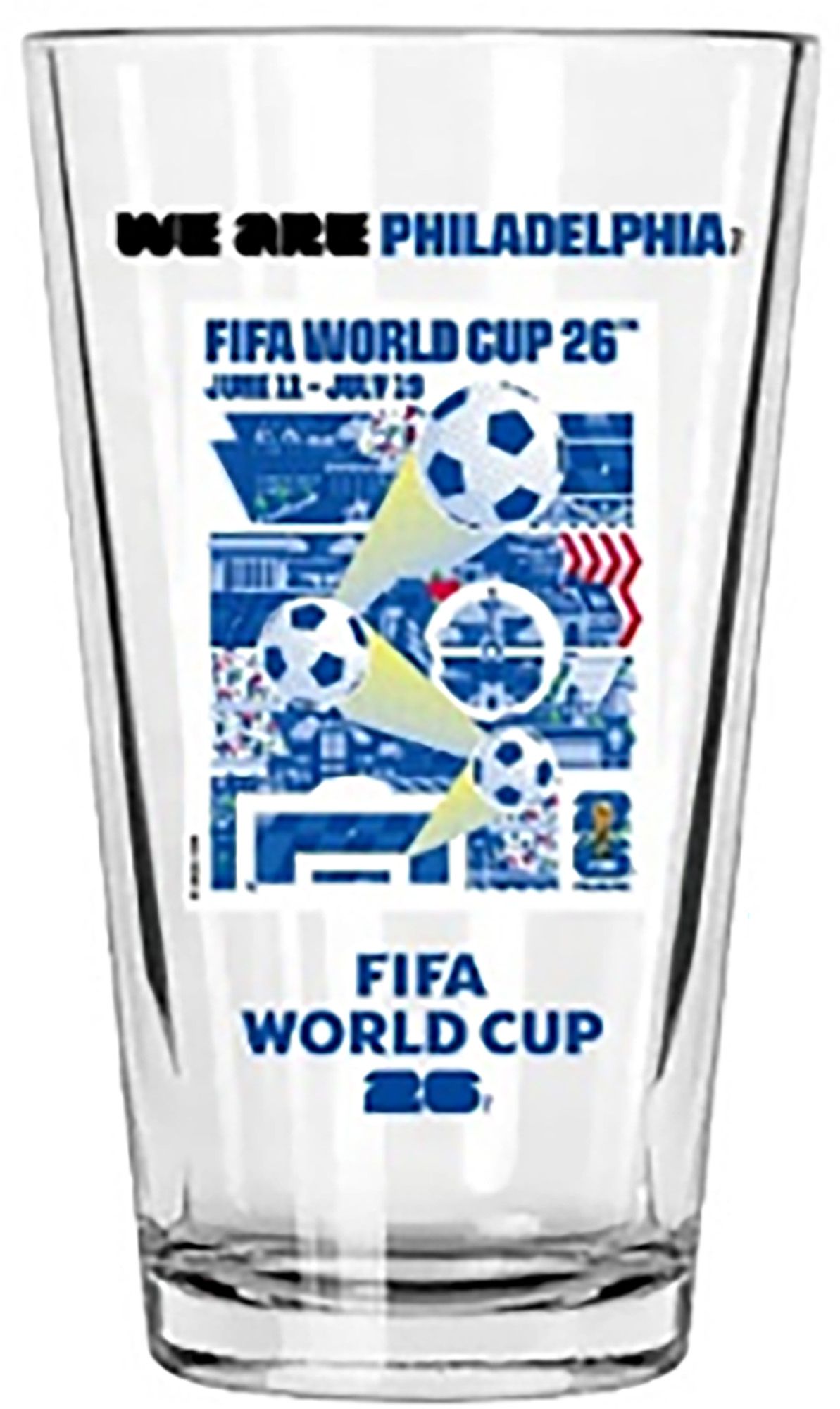 Philadelphia Poster Pint Glass