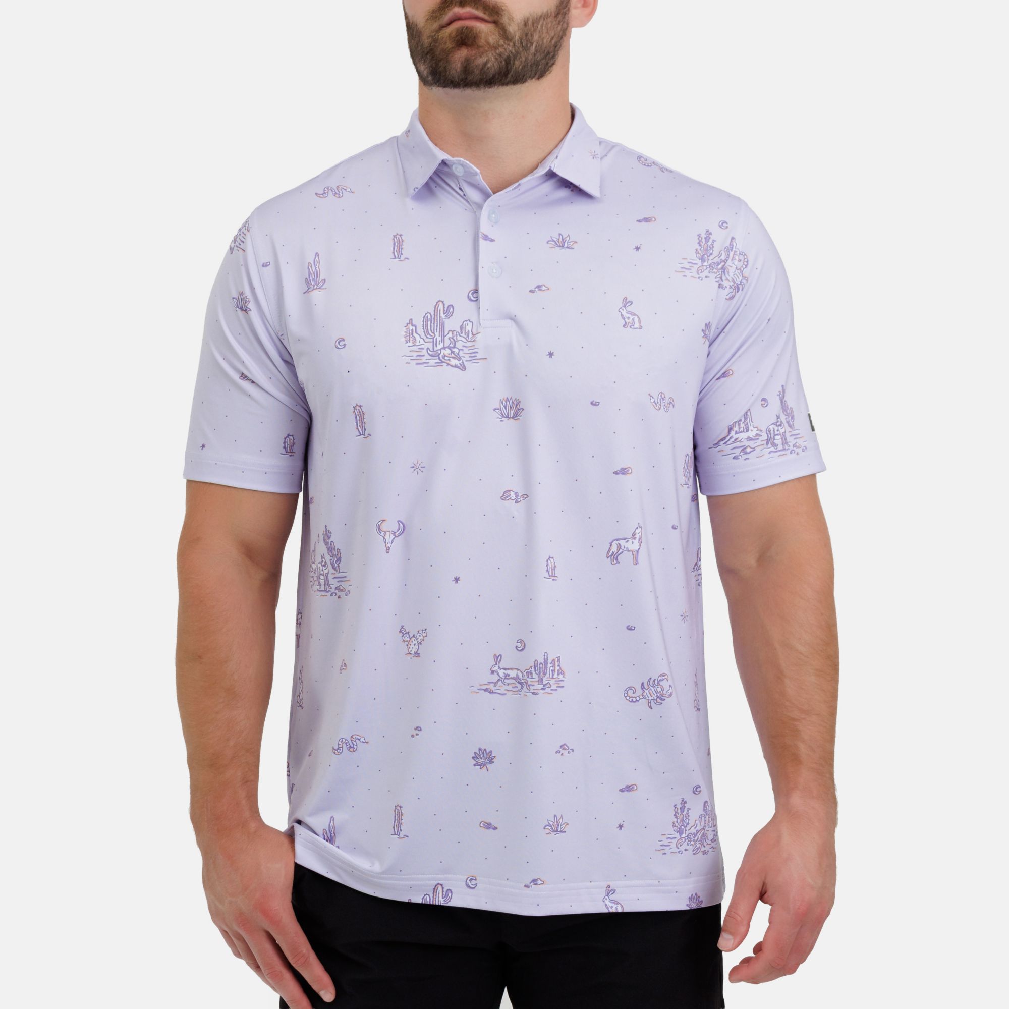 Waggle Men's Dry Heat Golf Polo