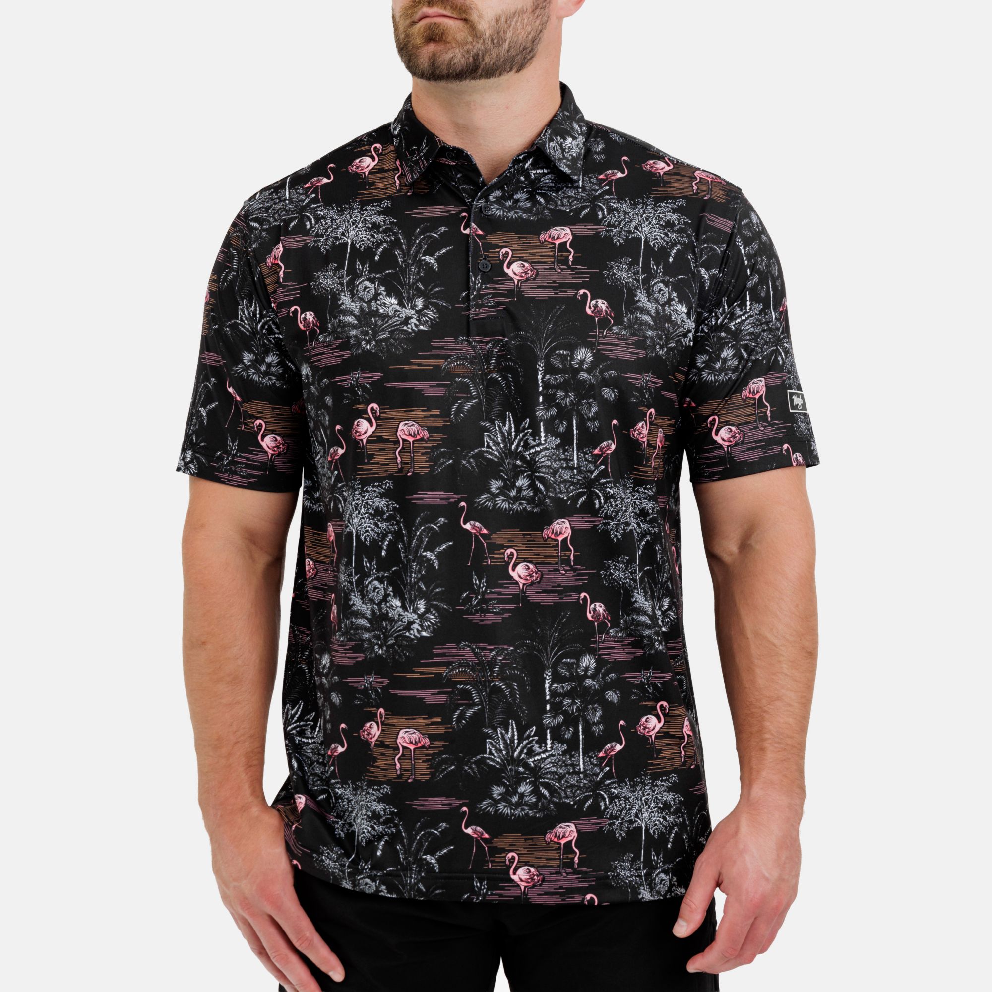 Waggle Men's Flamingrove Golf Polo