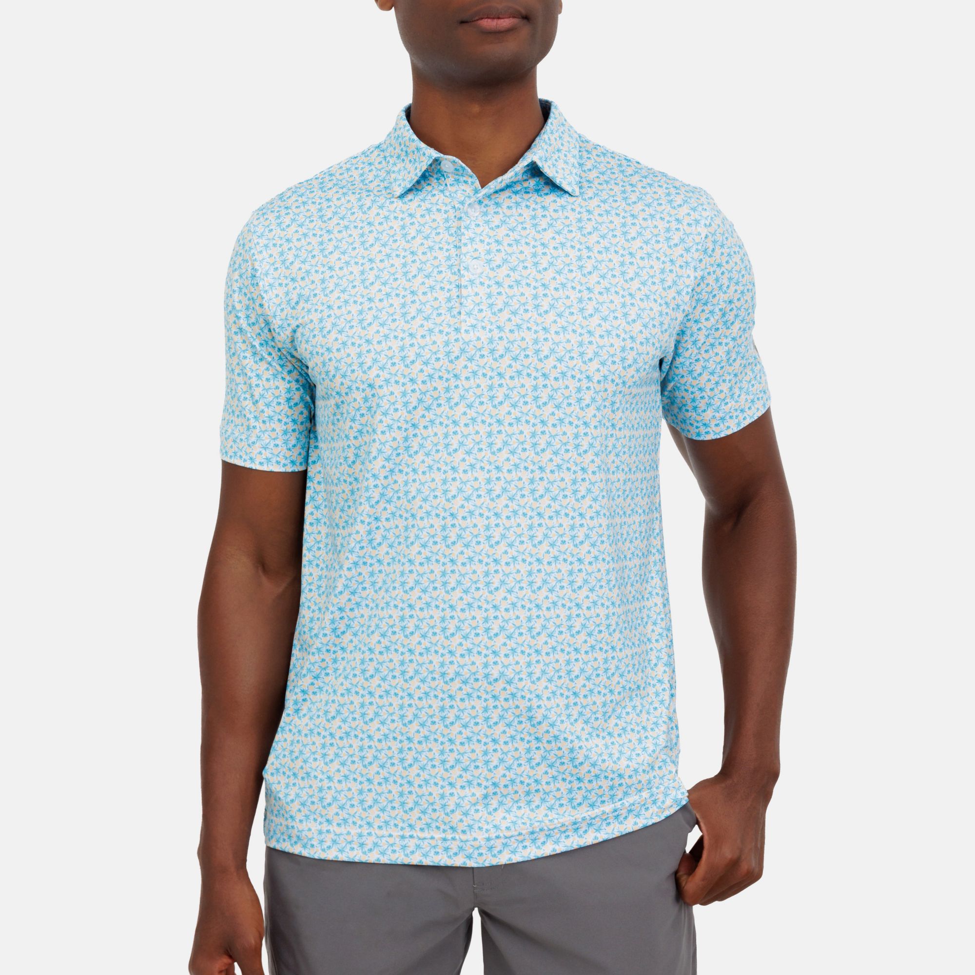 Waggle Men's Pina Paradise Golf Polo