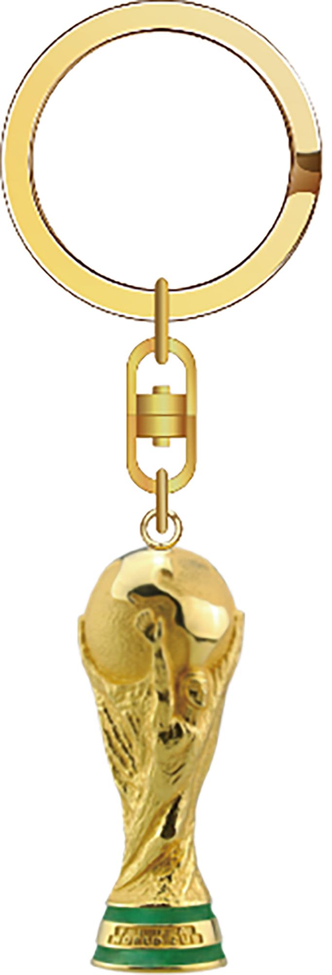 Wagon 2026 World Cup Gold 3D Trophy Keychain