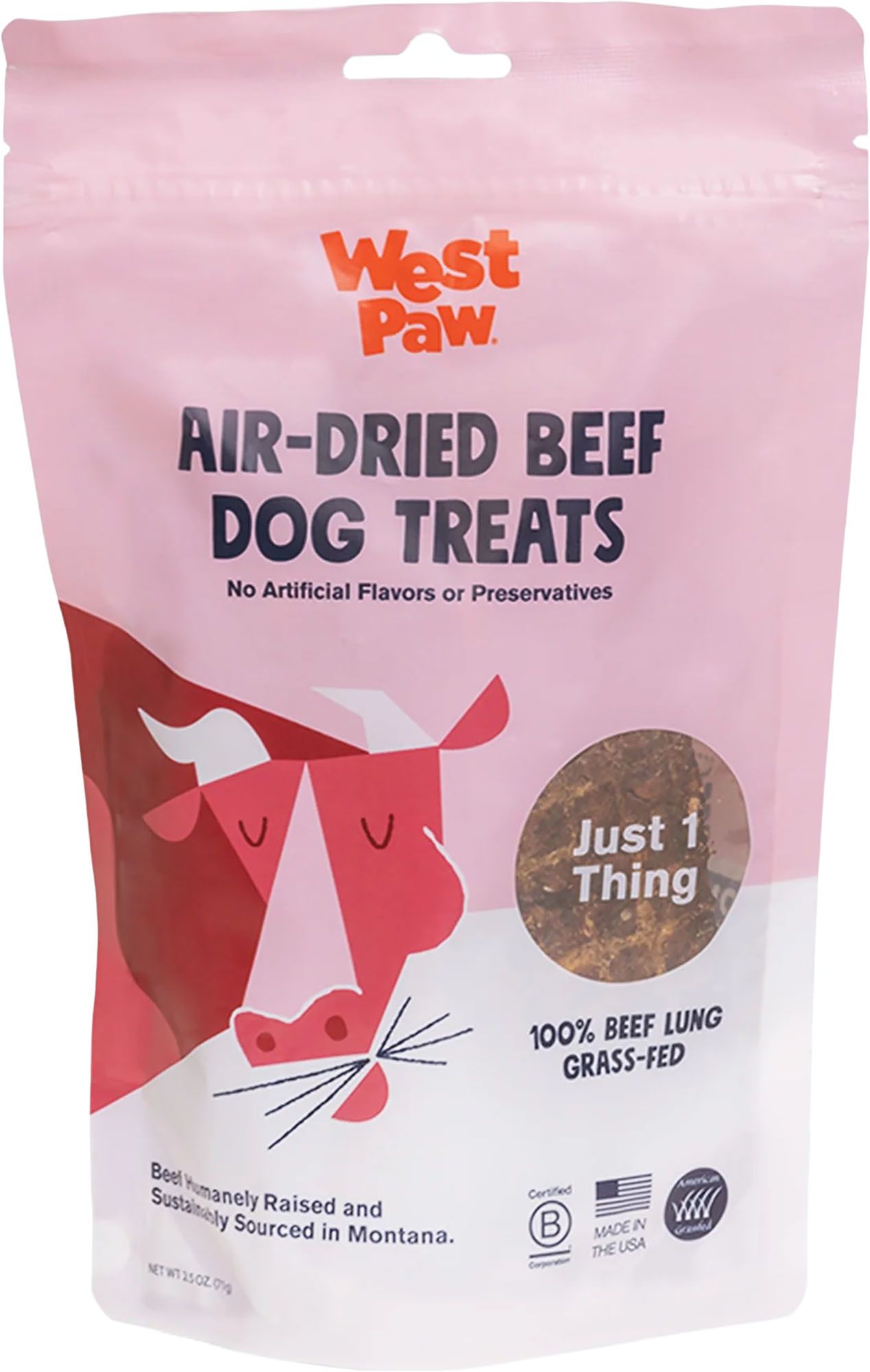 West Paw Beef Lung Dog Treats