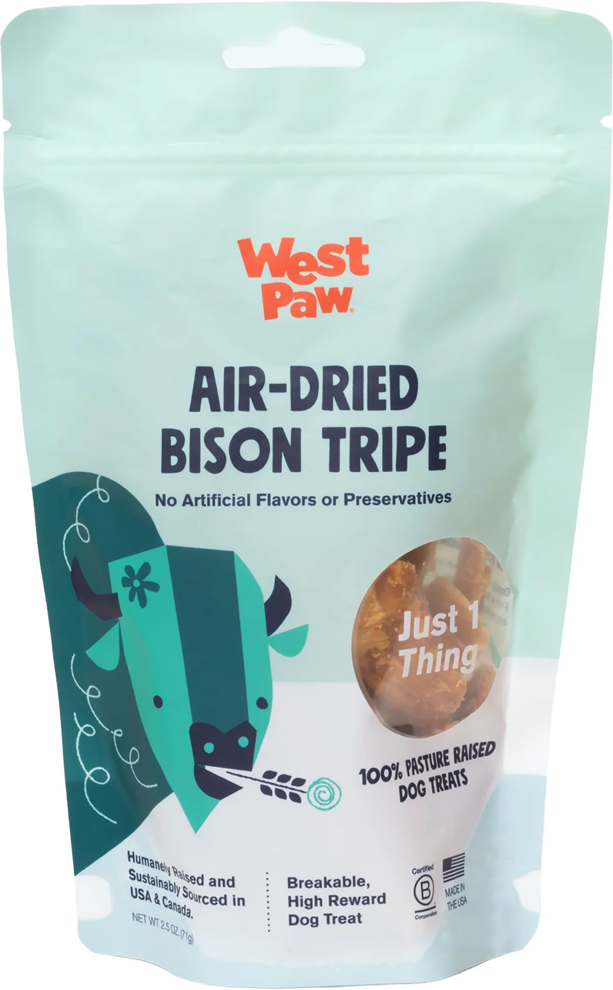 West Paw Bison Tripe Dog Treats