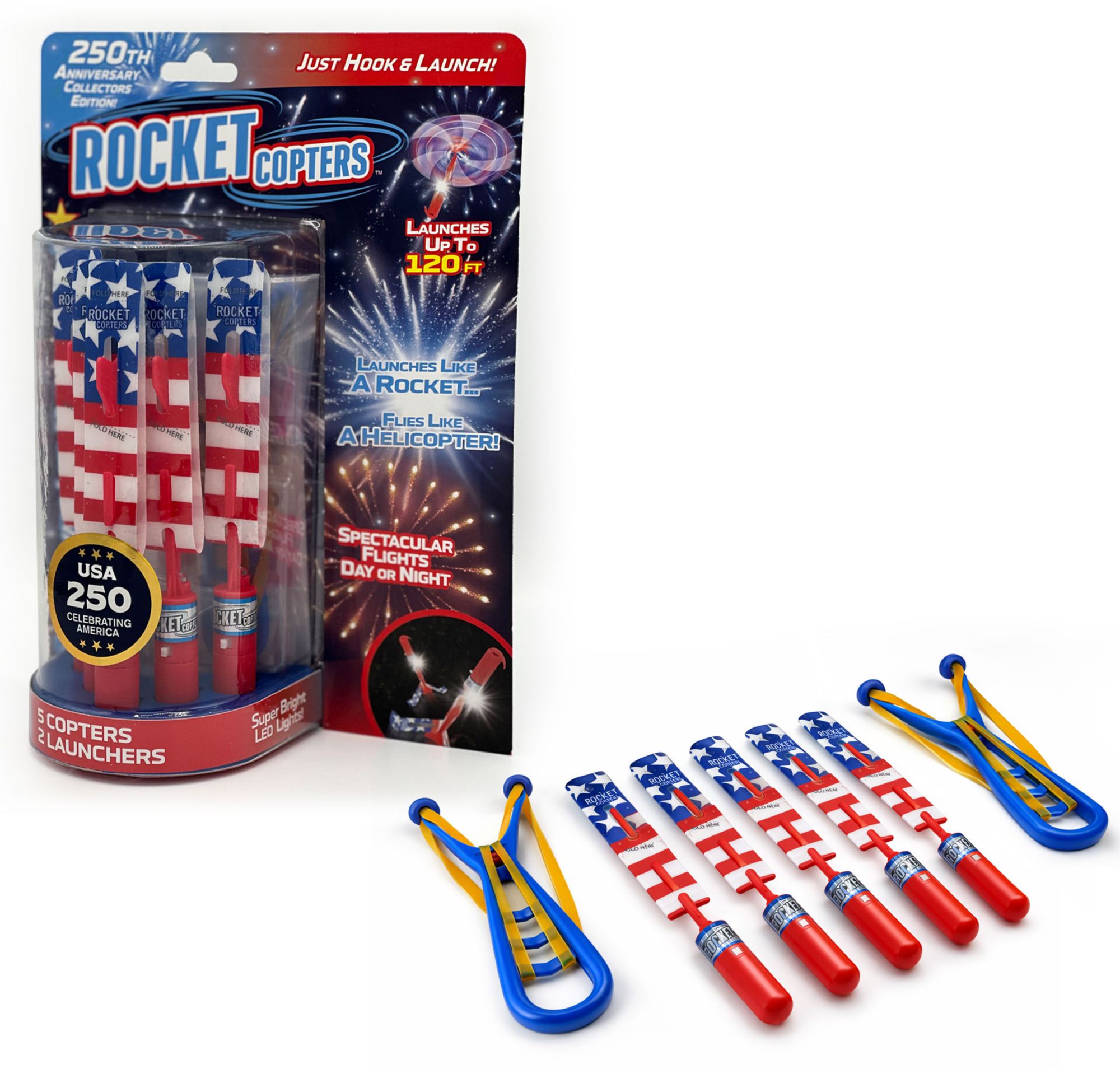 WHAM-O Rocket LED Copters – USA 250th Anniversary