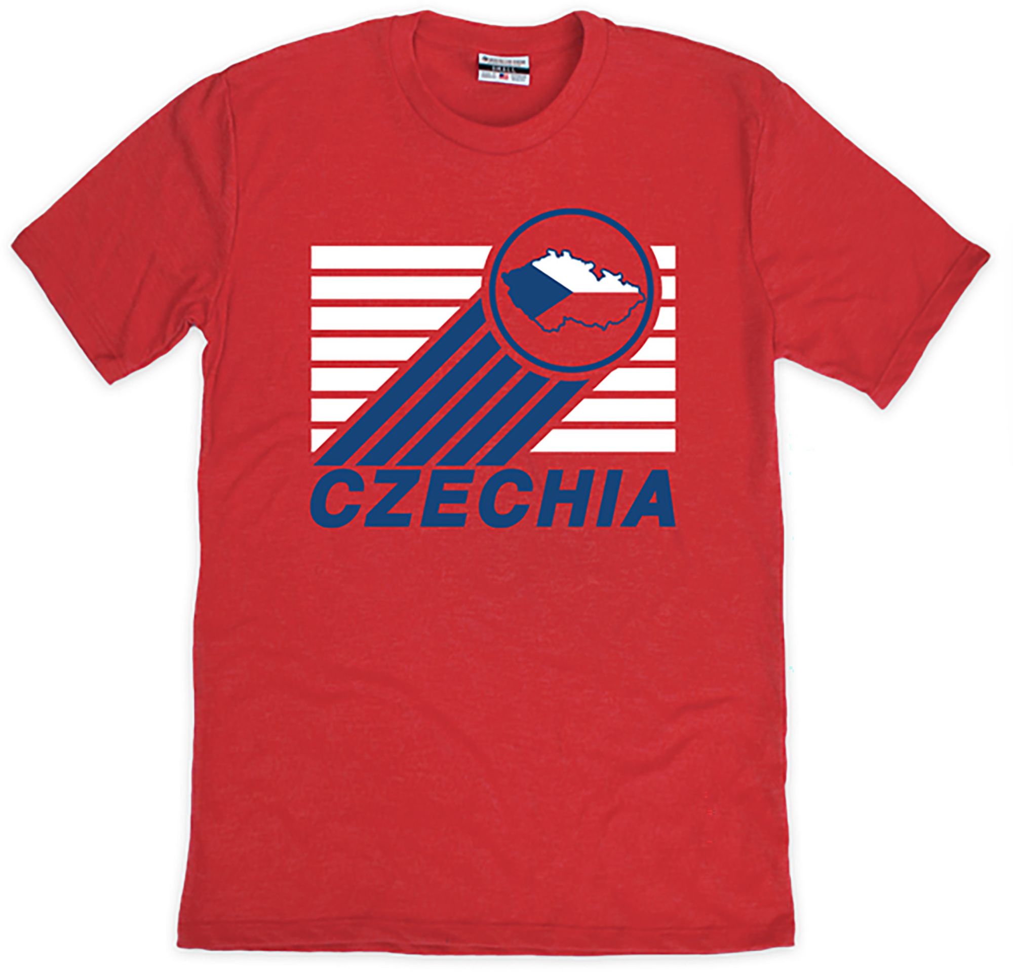 Where I'm From Adult Czechia Red Country Flag T-Shirt