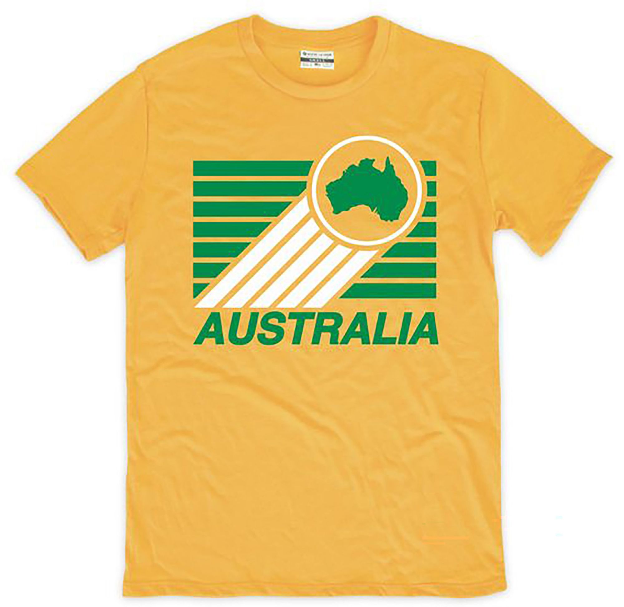 Where I'm From Adult Australia Yellow T-Shirt