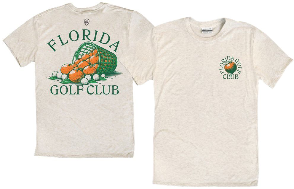 Where I'm From Florida Oatmeal Golf Club T-Shirt