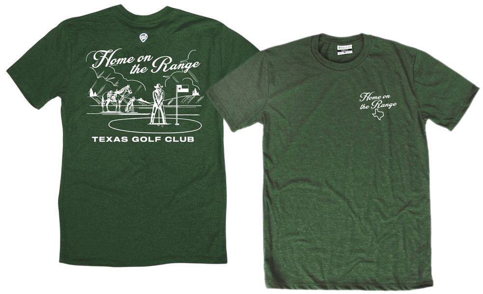 Where I'm From Adult Texas Green Home on the Range T-Shirt
