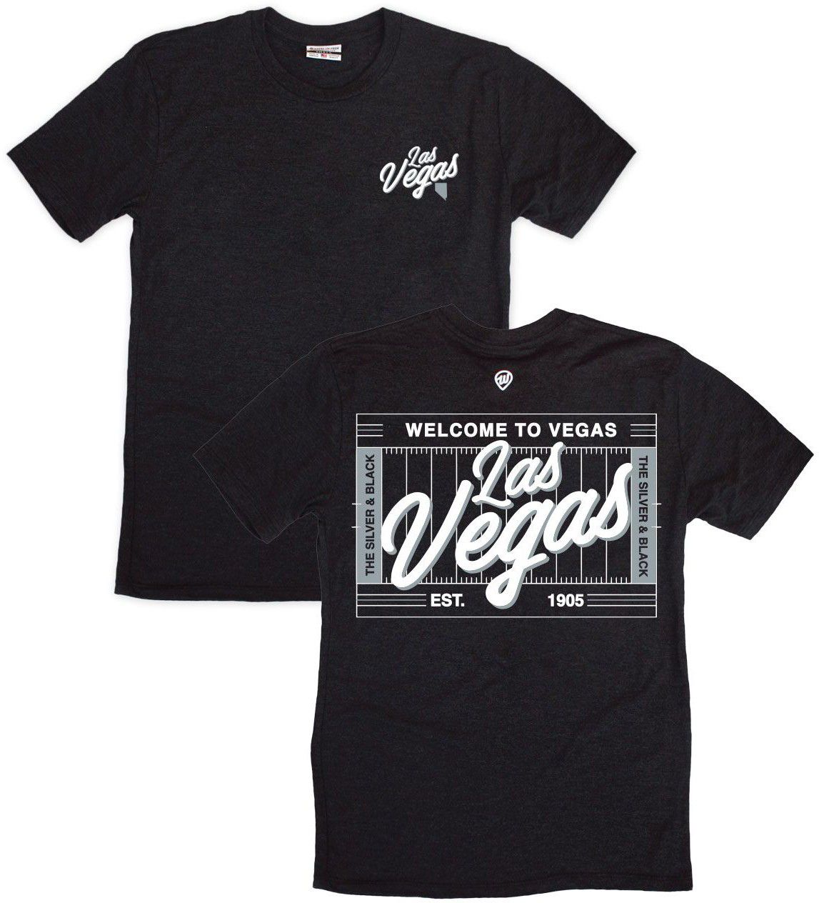 Where I'm From Adult Las Vegas Field 2 Hit T-Shirt