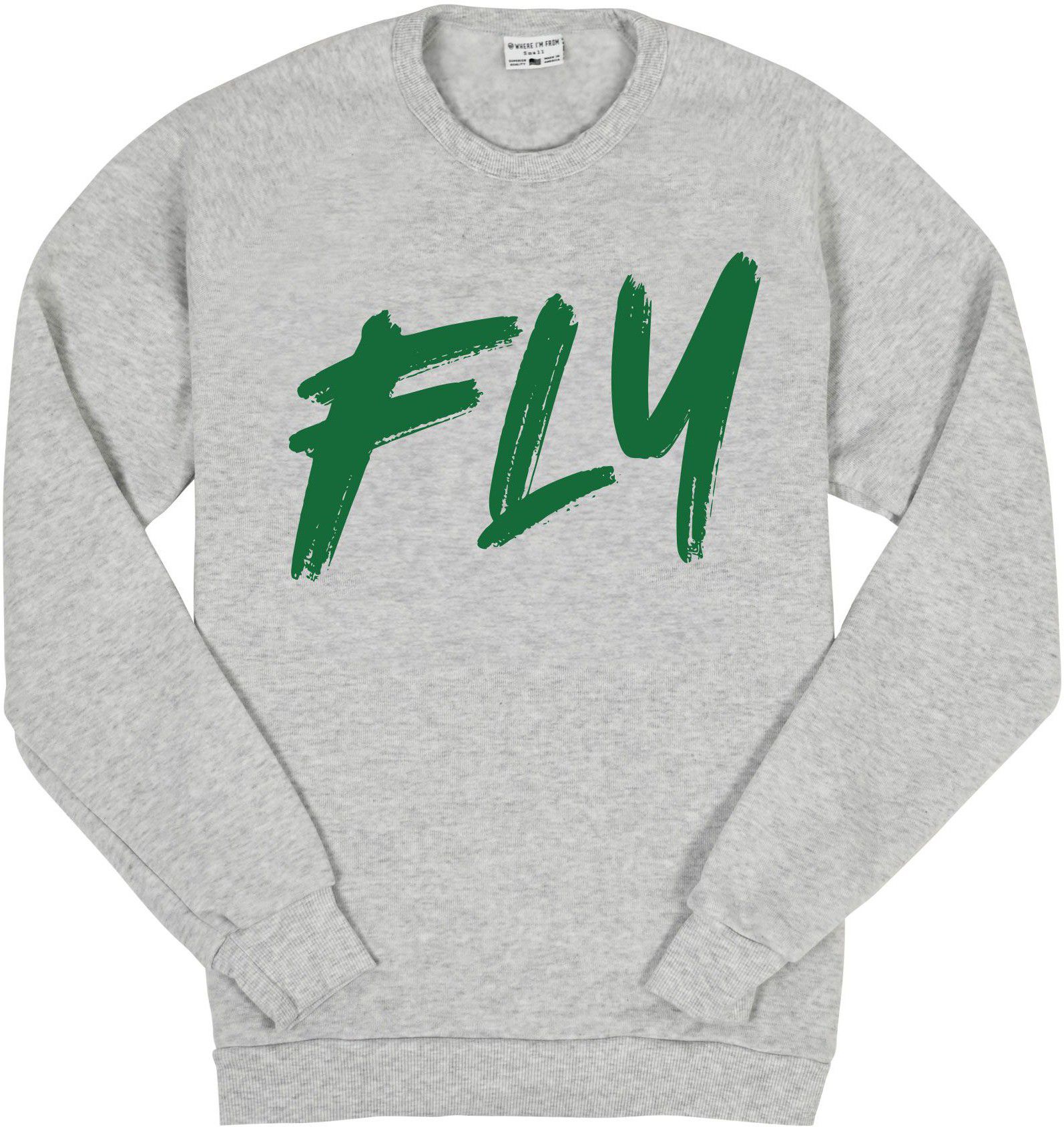 Where I'm From Adult Philadelphia Fly Crewneck Sweatshirt