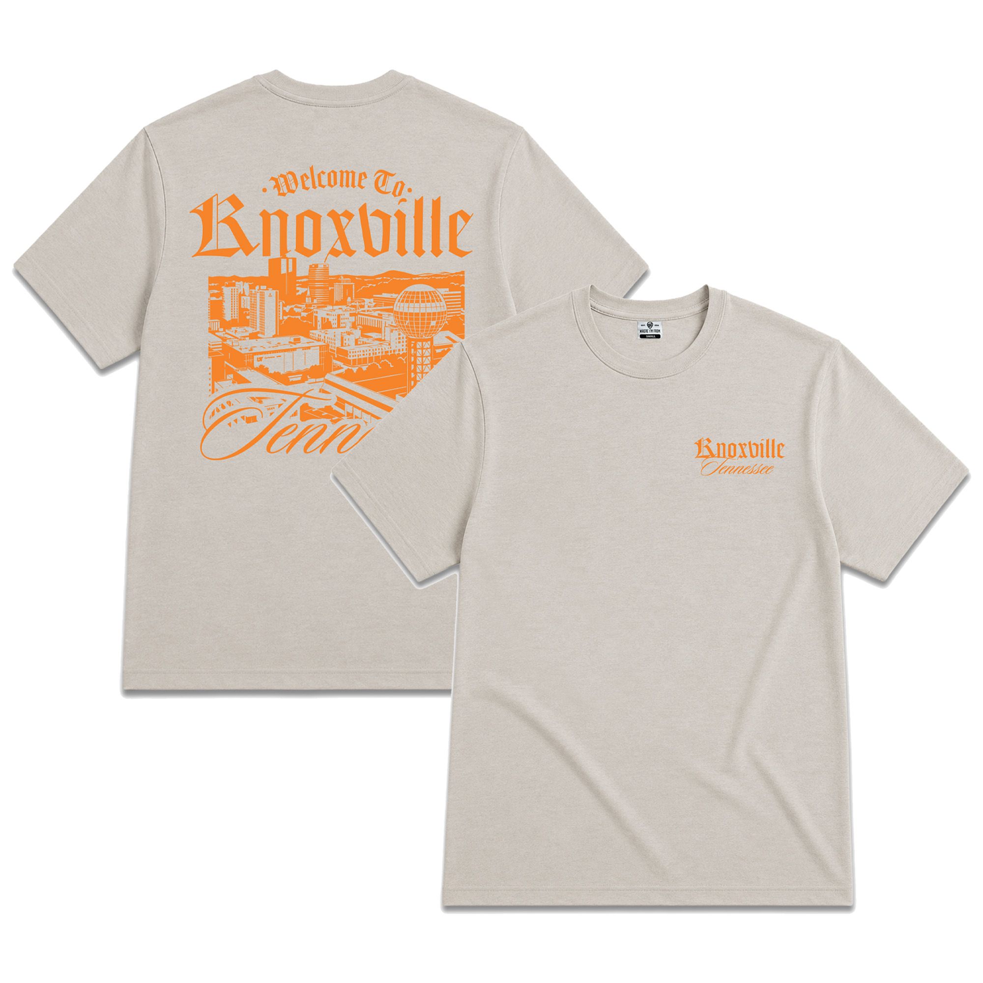 Where I'm From Adult Knoxville 2 Hit T-Shirt