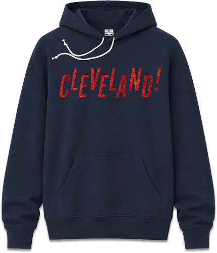 Where I'm From Adult Cleveland Pullover Hoodie, Men's, XXL, Blue