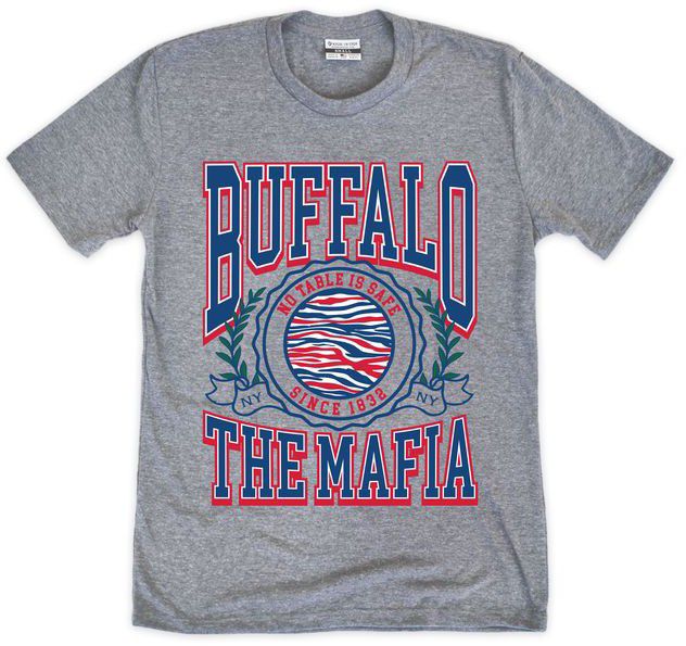 Where I'm From Adult Buffalo Gray Graphic T-Shirt