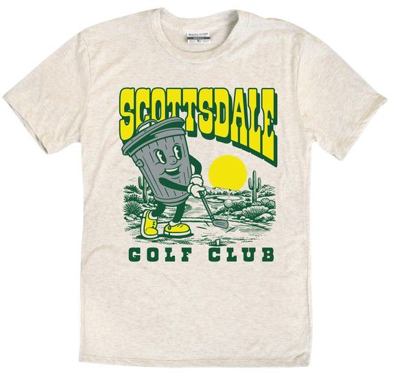 Where I'm From Adult Arizona Oatmeal Golf T-Shirt
