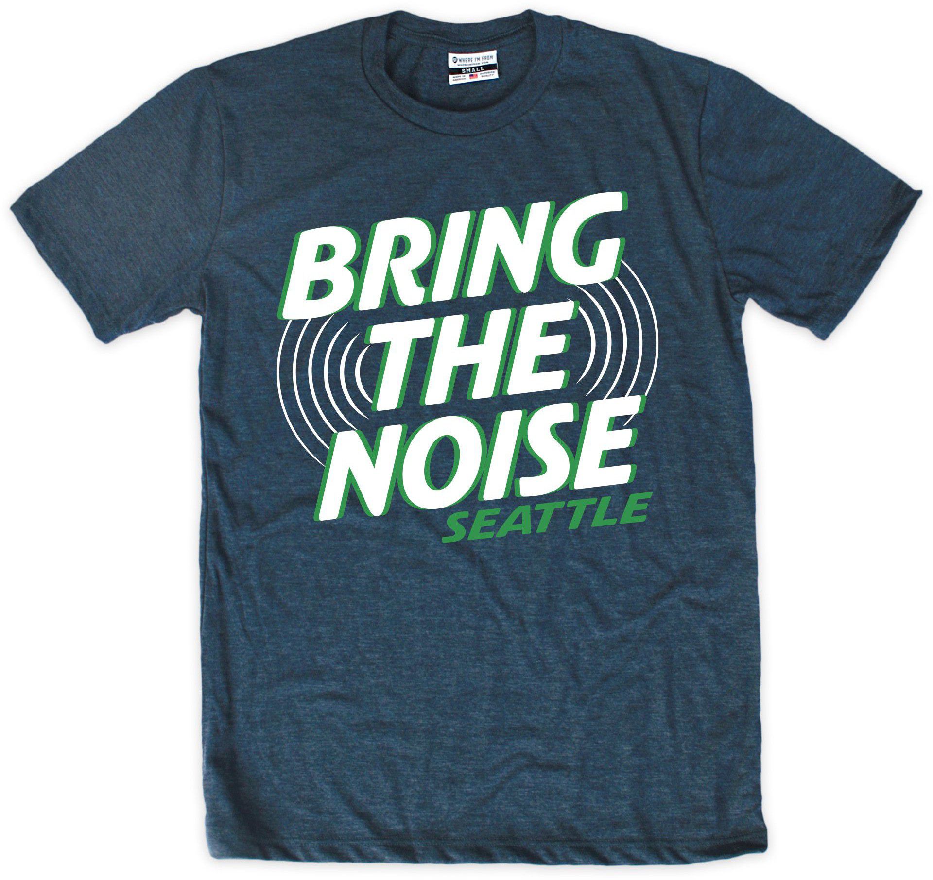Where I'm From Adult Seattle Noise T-Shirt