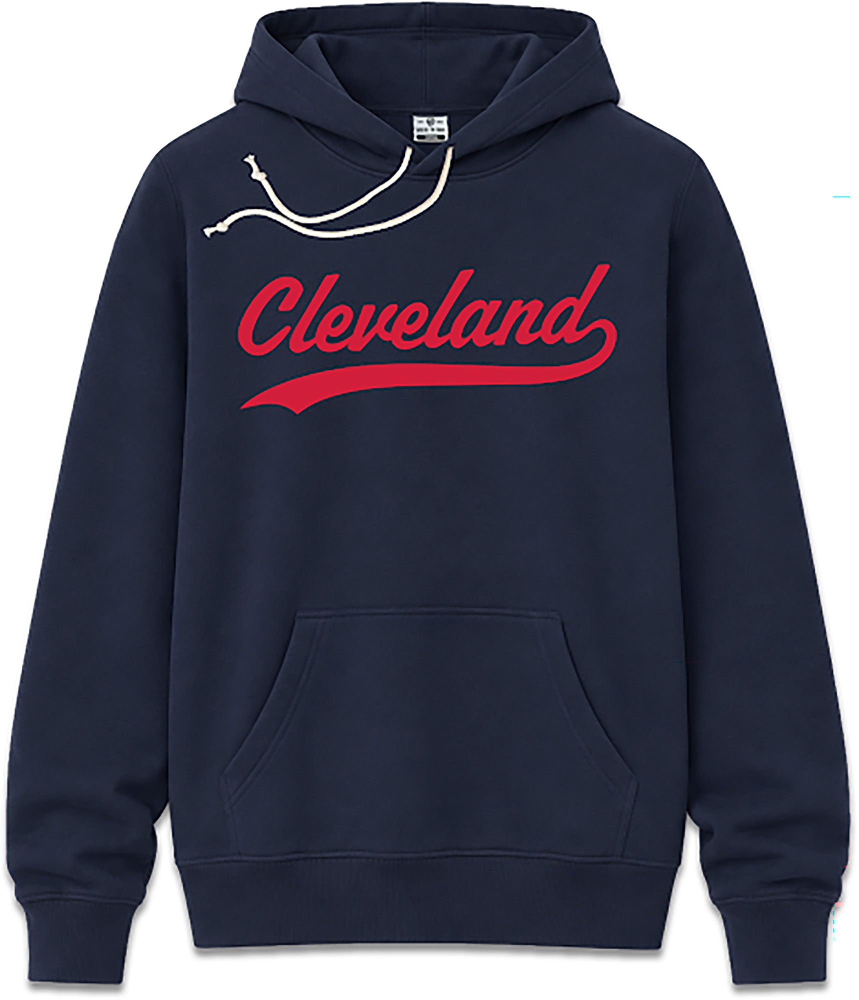 Where I'm From Adult Cleveland Baseball Script Hoodie, Women's