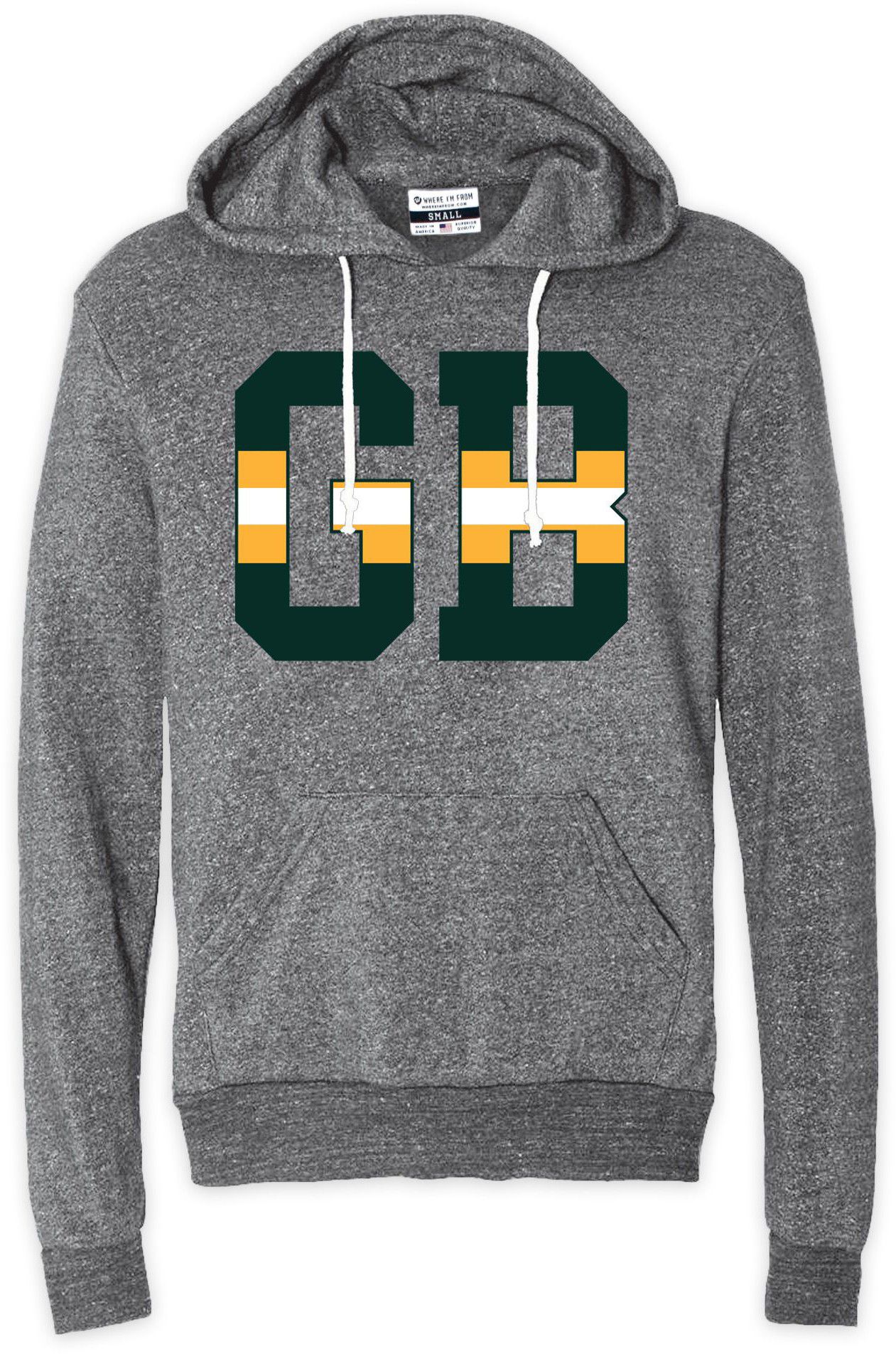 Where I'm From Adult Green Bay Pullover Hoodie