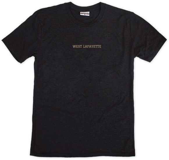 Where I'm From Adult West Lafayette Embroidered T-Shirt
