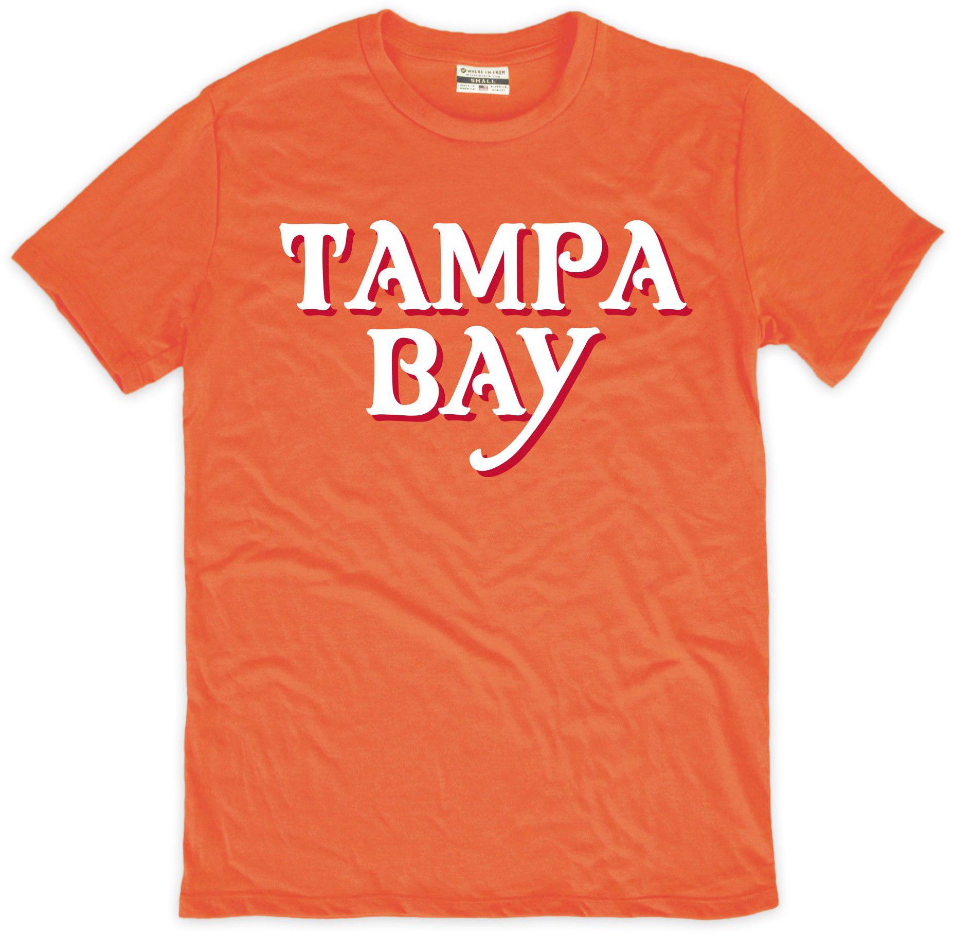 Where I'm From Adult Tampa Bay Wordmark T-Shirt