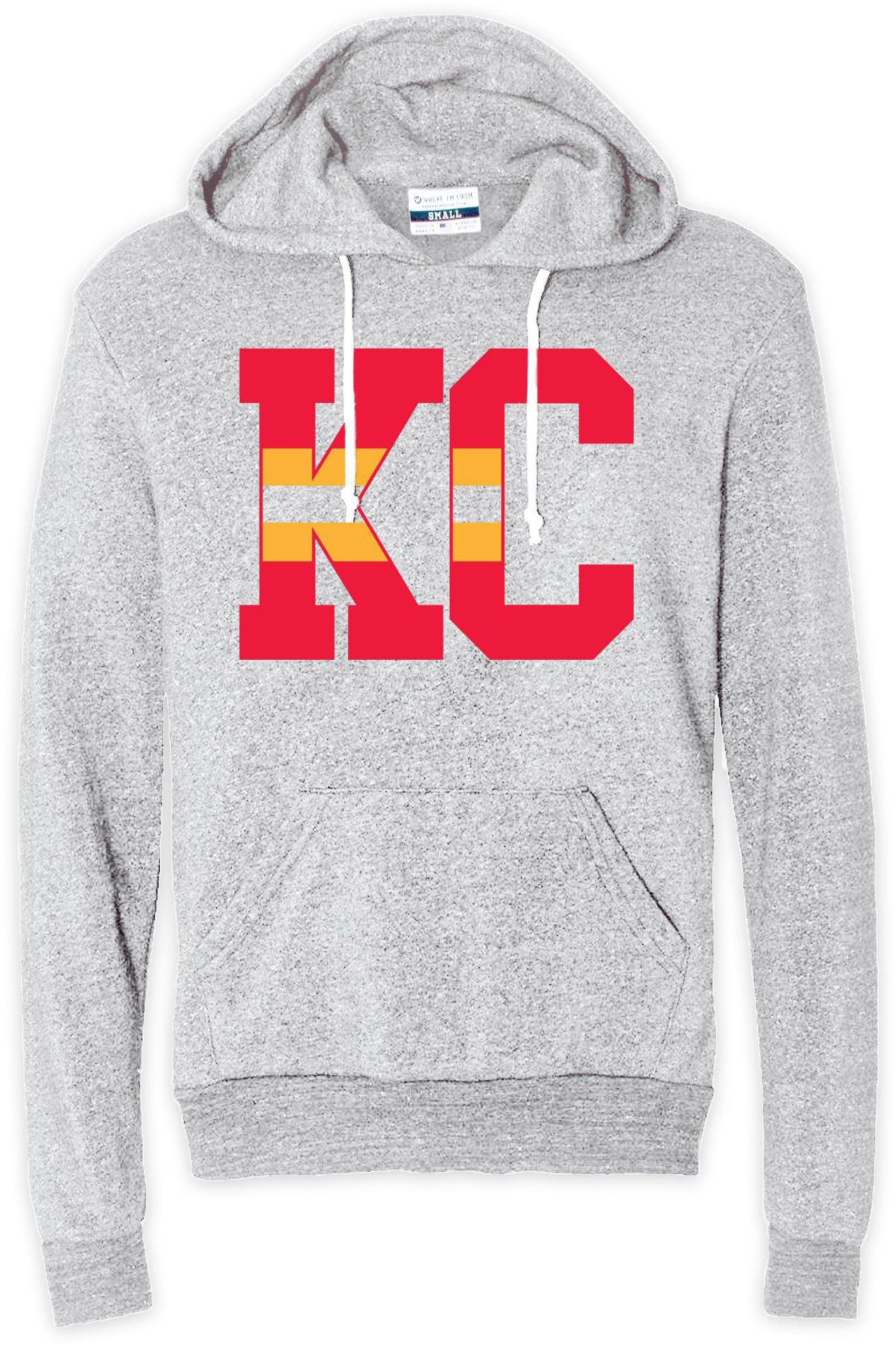 Where I'm From Adult Kansas City Stripe Pullover Hoodie
