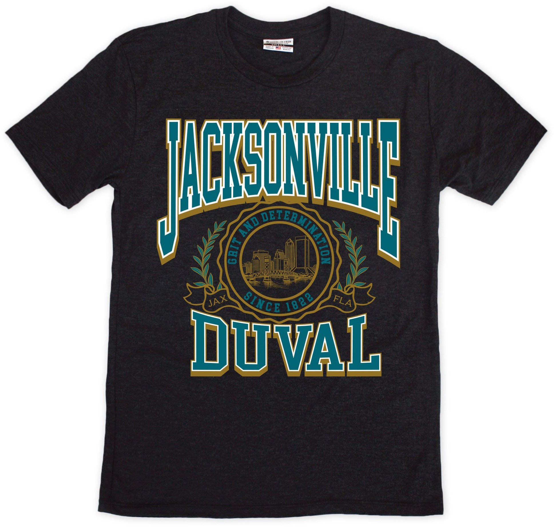 Where I'm From Adult Jacksonville Graphic T-Shirt
