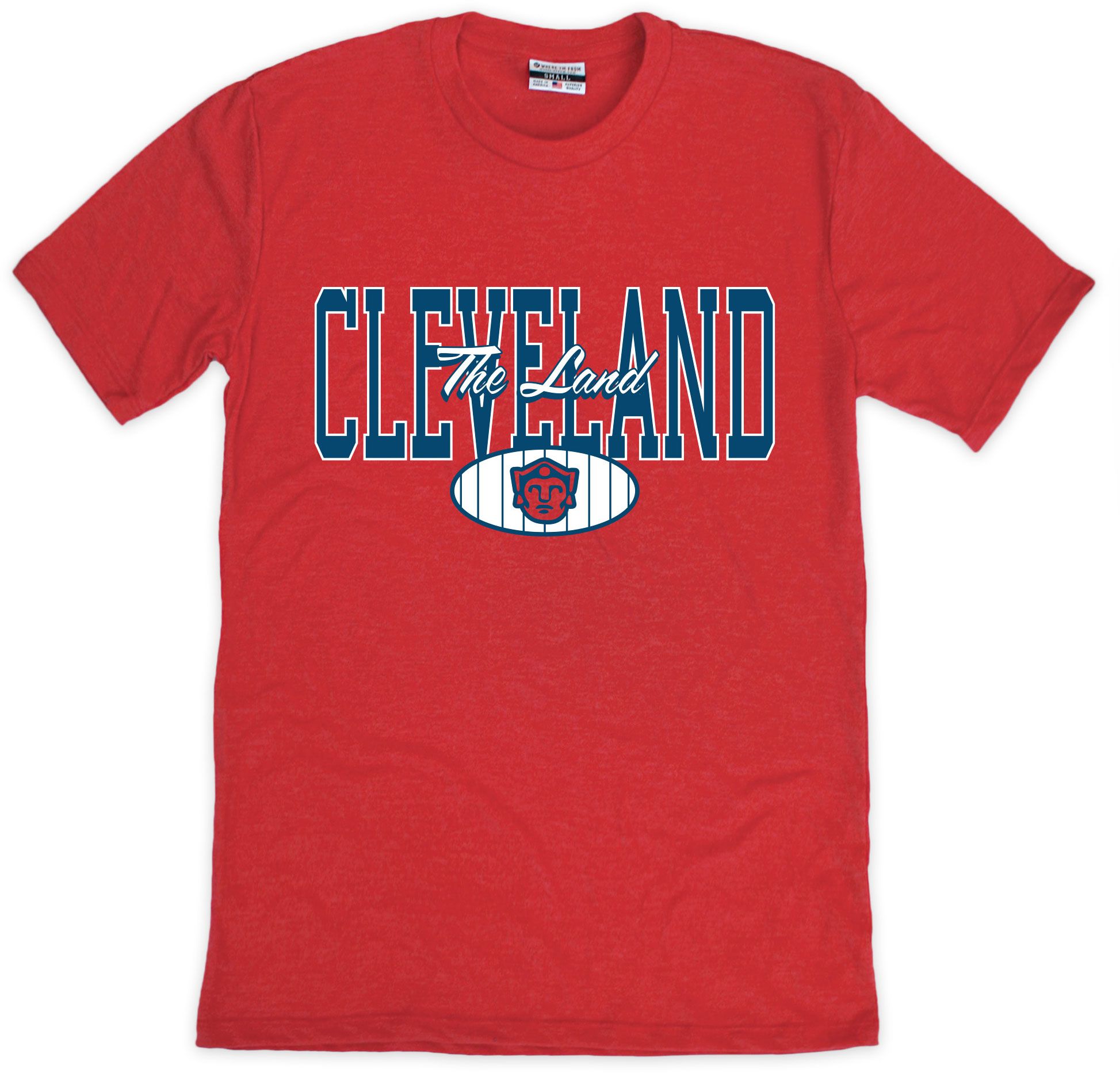 Where I'm From Adult Cleveland "The Land" Red T-Shirt