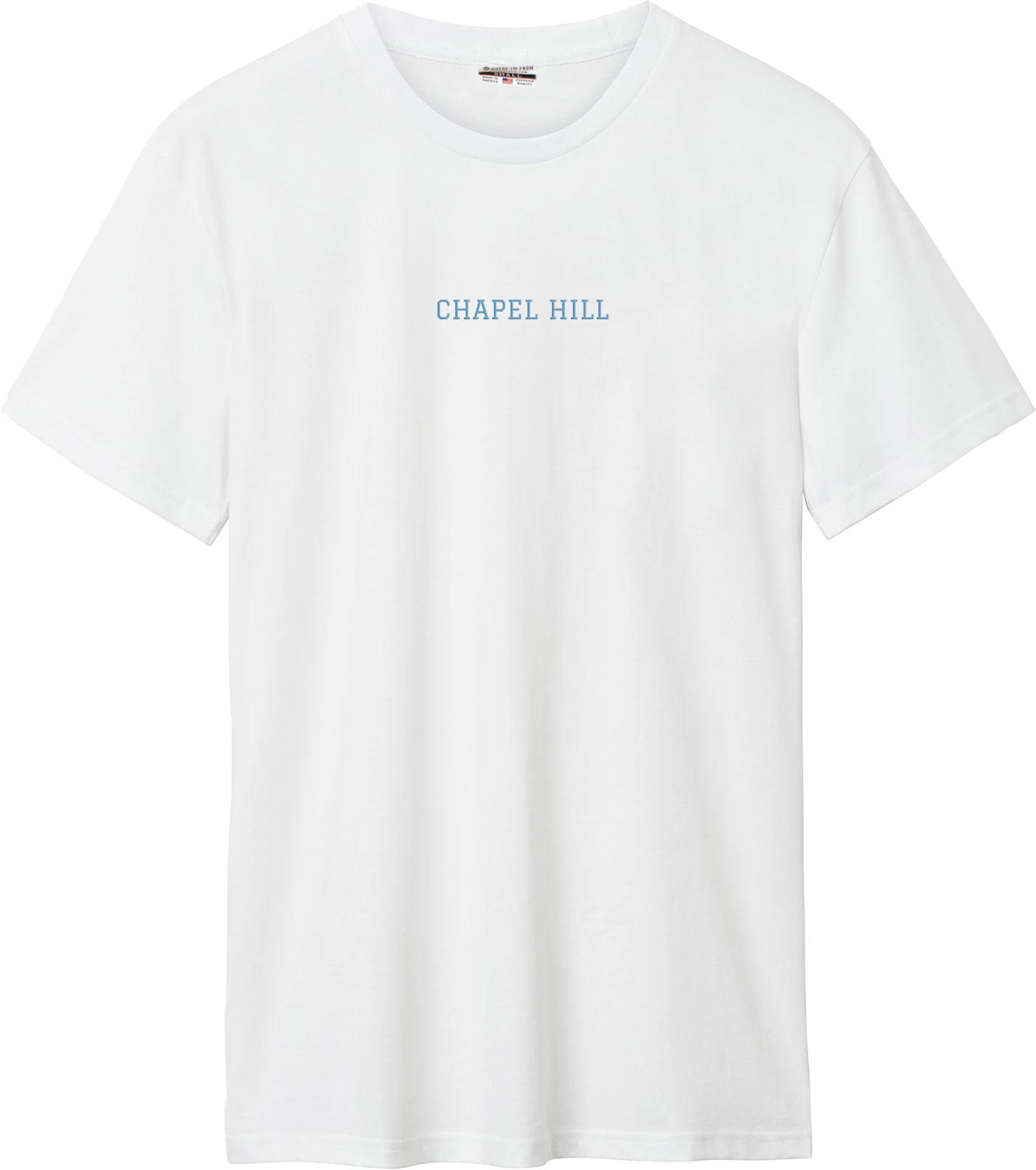 Where I'm From Adult East Lansing Ash Embroidered T-Shirt