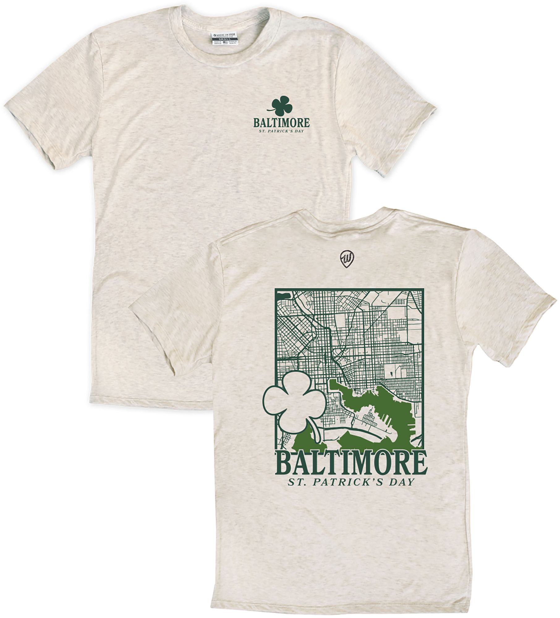 Where I'm From Adult Baltimore City Oatmeal St. Patty's T-Shirt