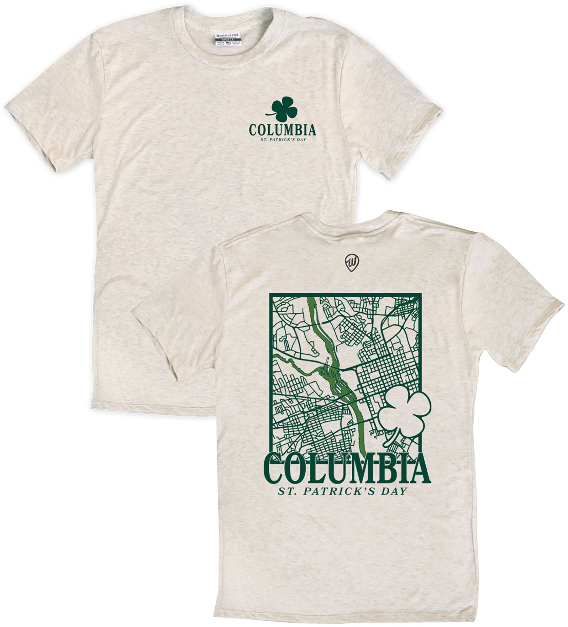 Where I'm From Adult Columbia City Oatmeal St. Patty's T-Shirt