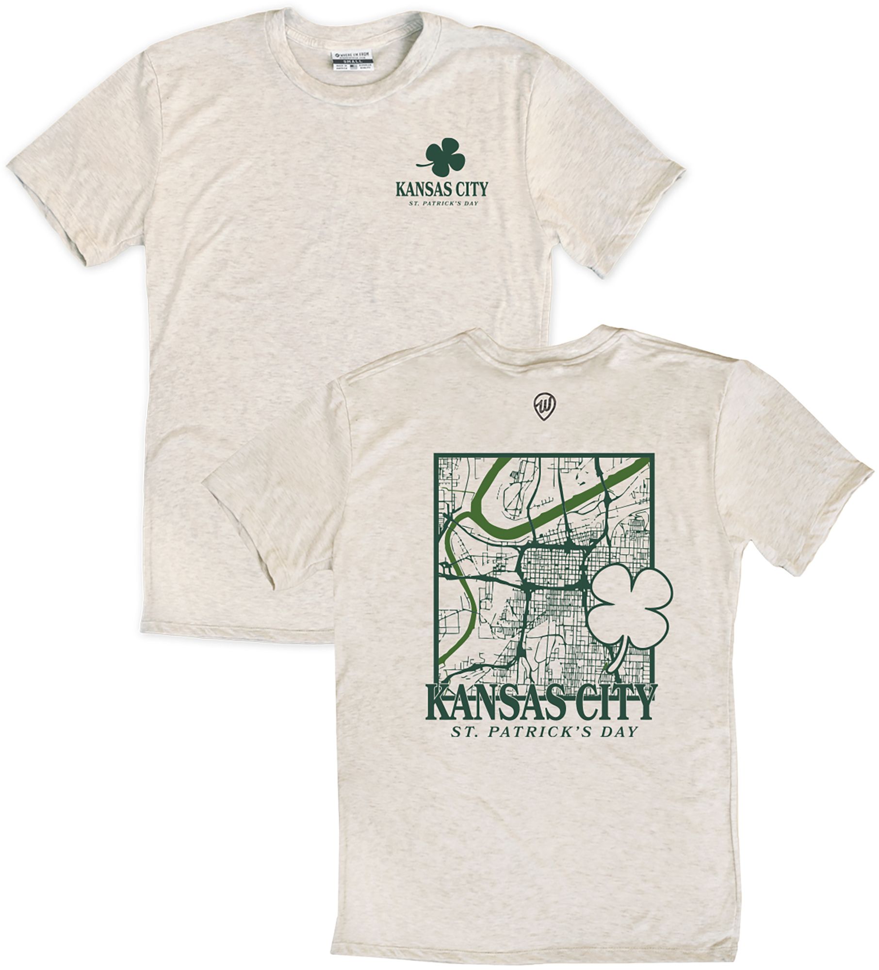 Where I'm From Adult Kansas City City Oatmeal St. Patty's T-Shirt