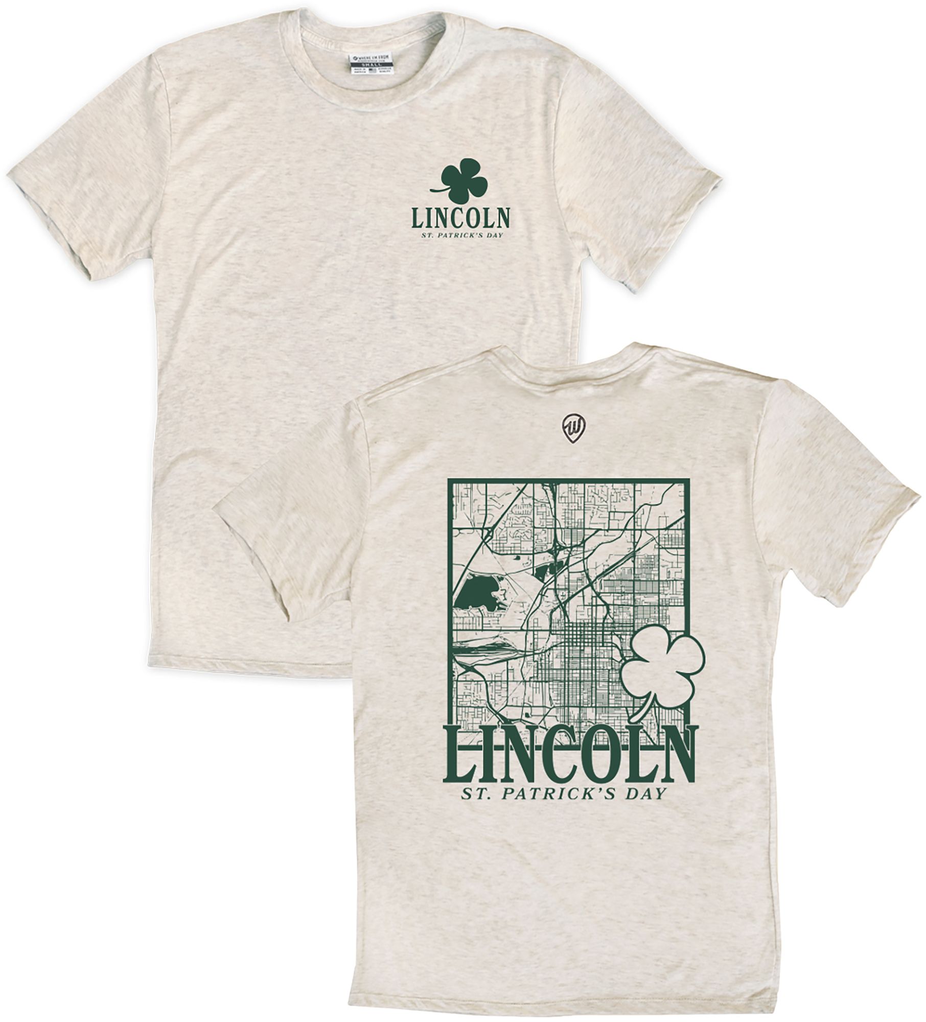 Where I'm From Adult Lincoln City Oatmeal St. Patty's T-Shirt