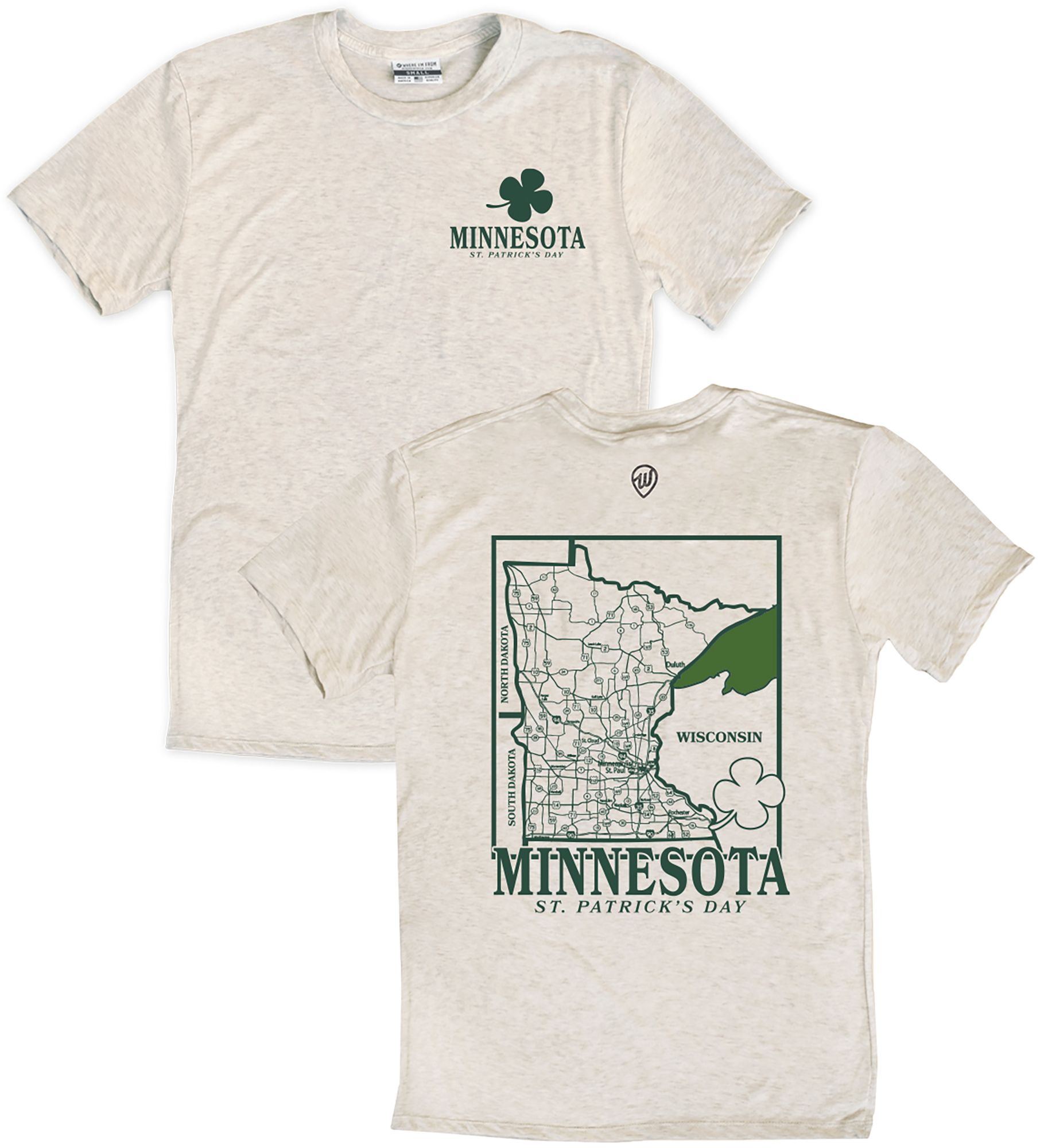 Where I'm From Adult Minnesota City Oatmeal St. Patty's T-Shirt