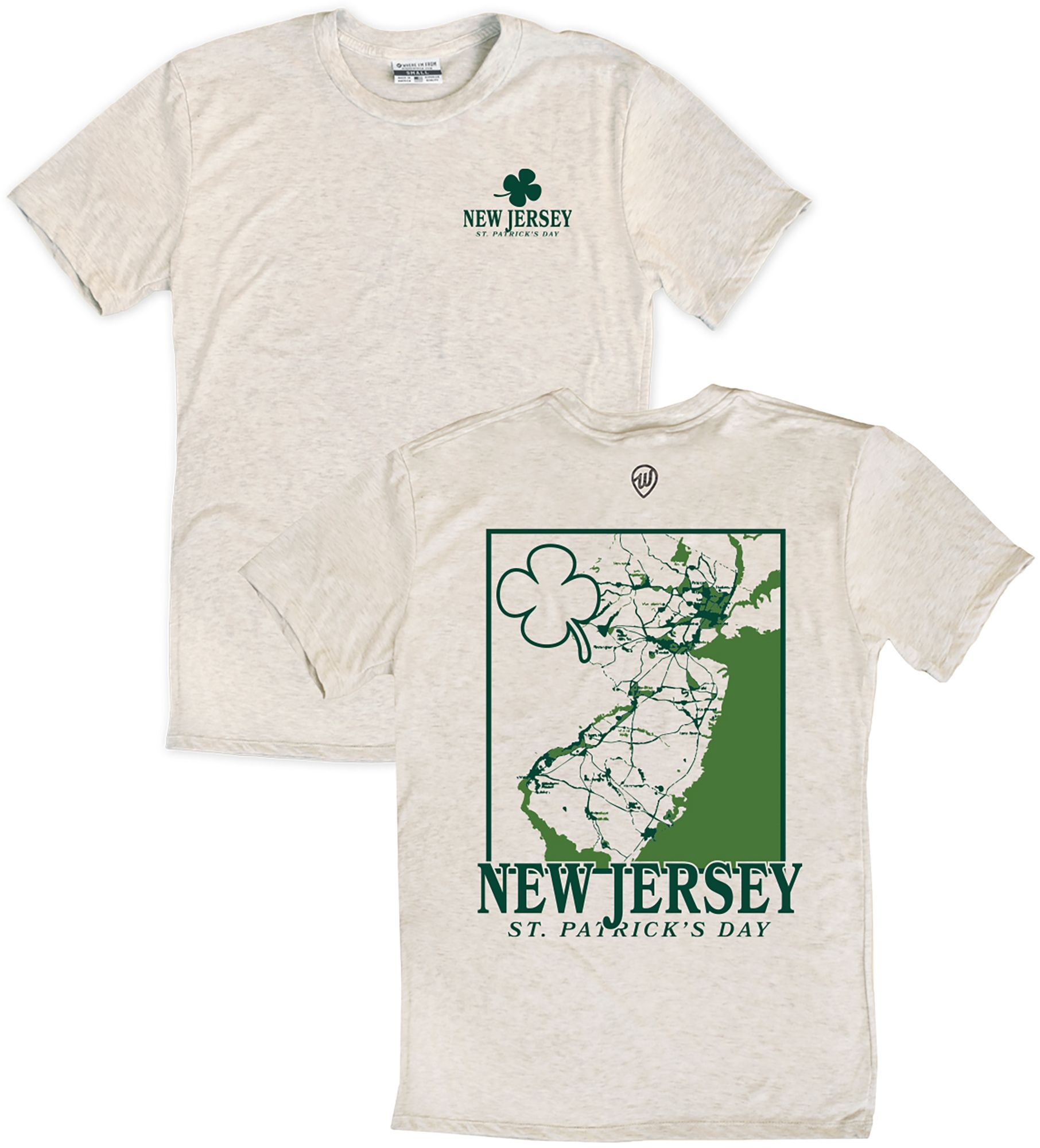 Where I'm From Adult New Jersey City Oatmeal St. Patty's T-Shirt