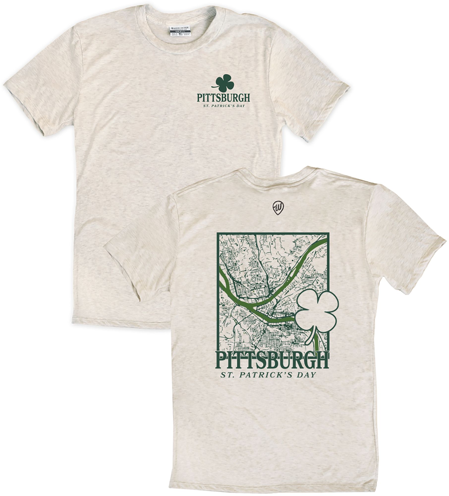 Where I'm From Adult Pittsburgh City Oatmeal St. Patty's T-Shirt