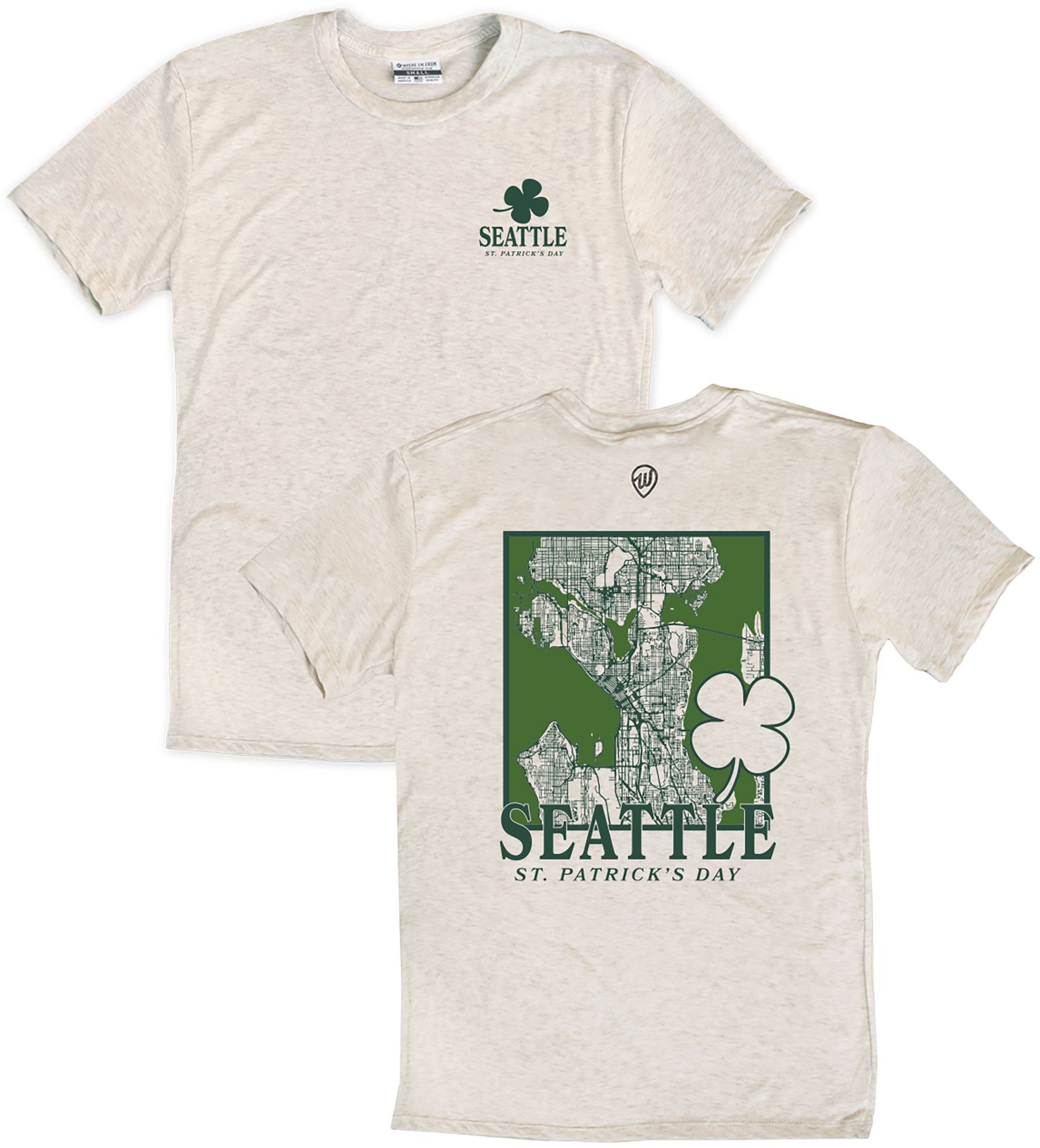Where I'm From Adult Seattle City Oatmeal St. Patty's T-Shirt