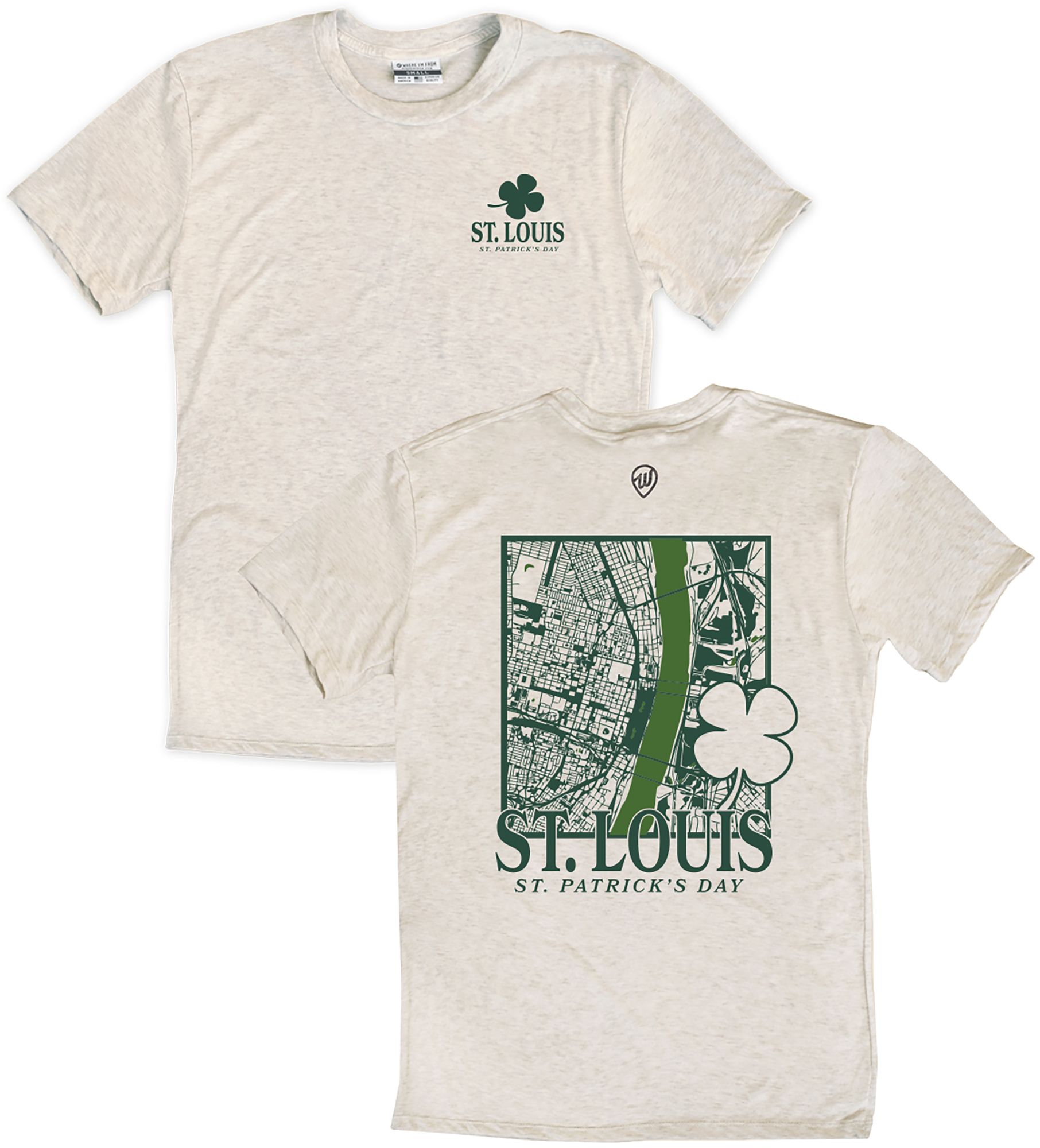 Where I'm From Adult St. Louis City Oatmeal St. Patty's T-Shirt