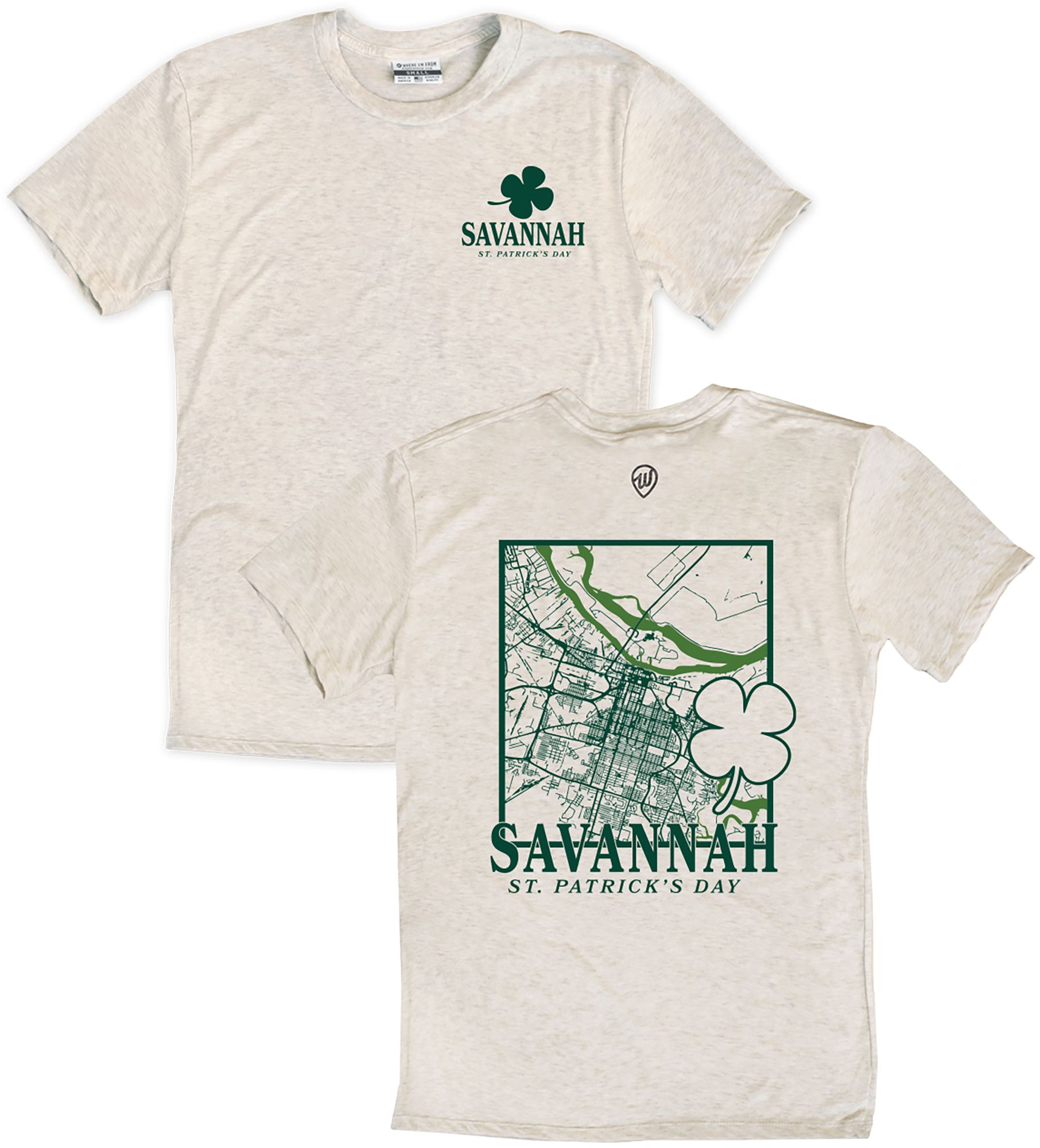 Where I'm From Adult Savannah City Oatmeal St. Patty's T-Shirt