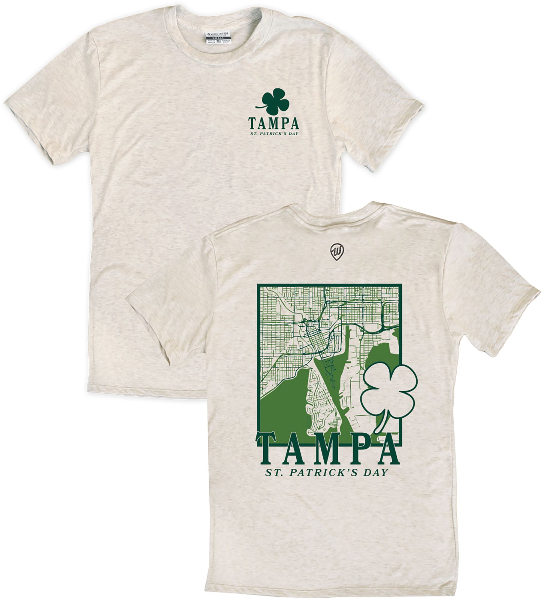 Where I'm From Adult Tampa Bay City Oatmeal St. Patty's T-Shirt