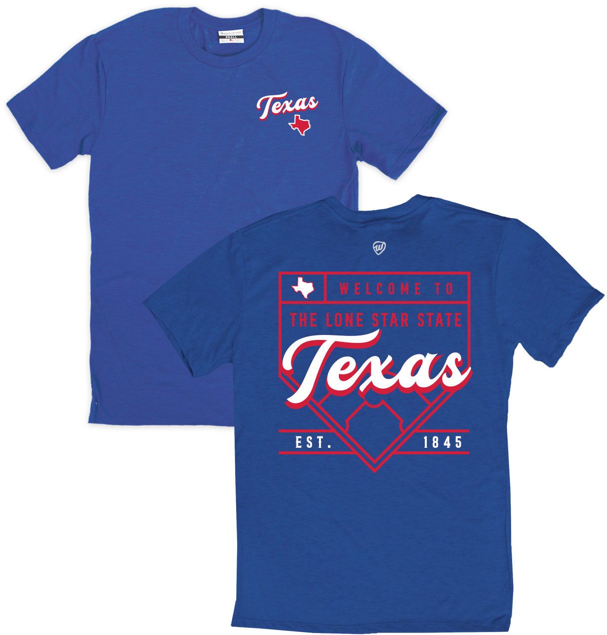 Where I'm From Adult Texas Royal T-Shirt