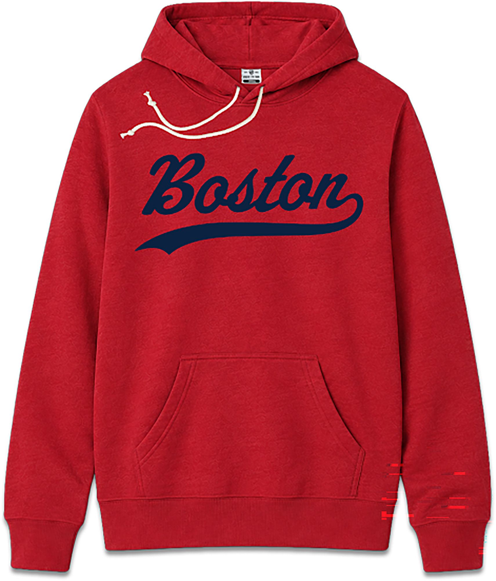 Where I'm From Adult Boston Baseball Script Hoodie, Men's