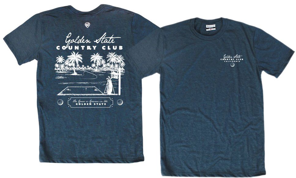 Where I'm From Adult California Navy Golden State T-Shirt