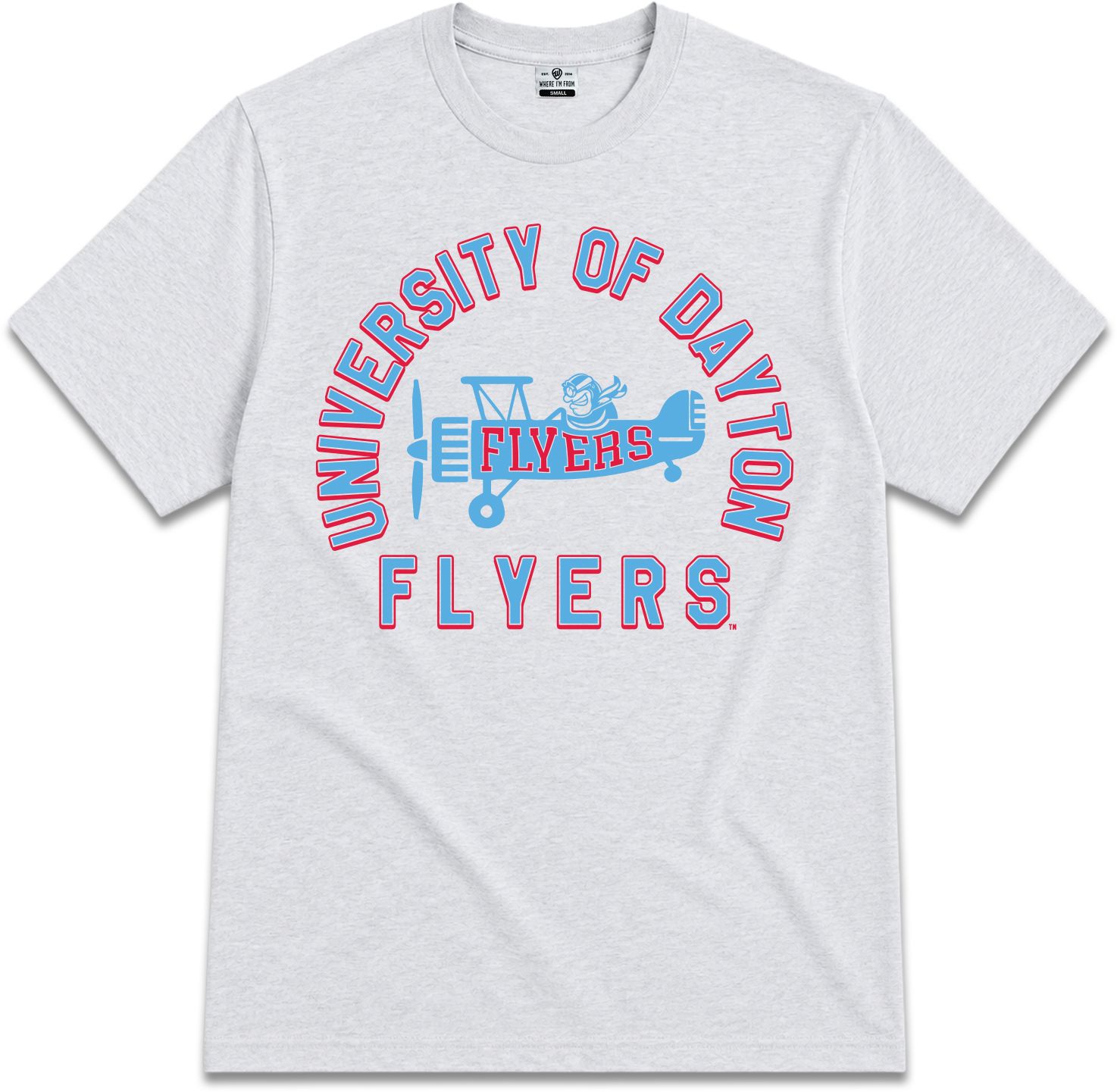 Where I'm From Men's Dayton Flyers Arch Plane T-Shirt