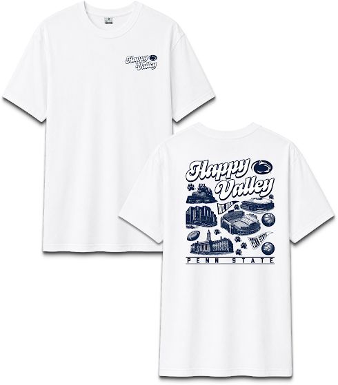 Where I'm From Men's Penn State Nittany Lions Happy Valley T-Shirt