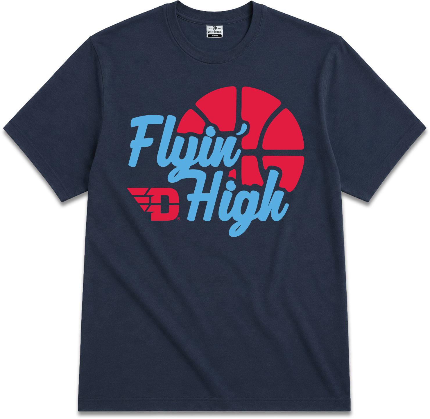 Where I'm From Men's Dayton Flyers Flying High T-Shirt