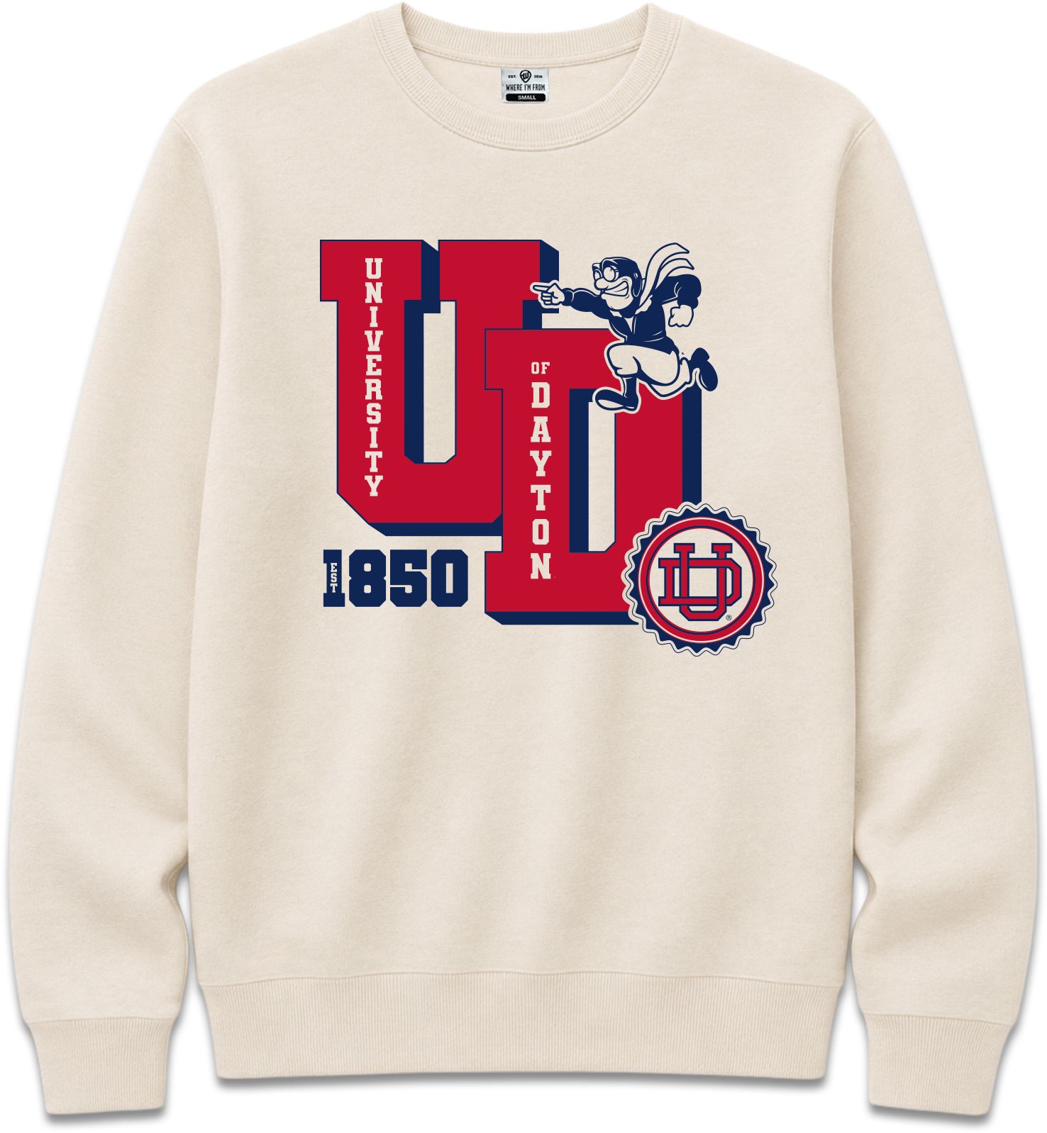 Where I'm From Men's Dayton Flyers 1850 Crewneck Sweatshirt
