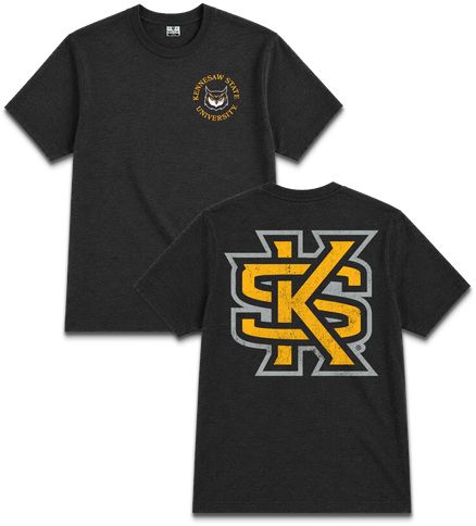 WHERE IM FROM Men's Kennesaw State Owls Black Football T-Shirt