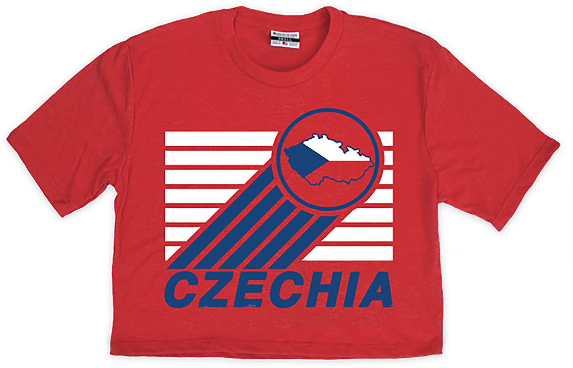 Where I'm From Women's Czechia Red Country Flag T-Shirt